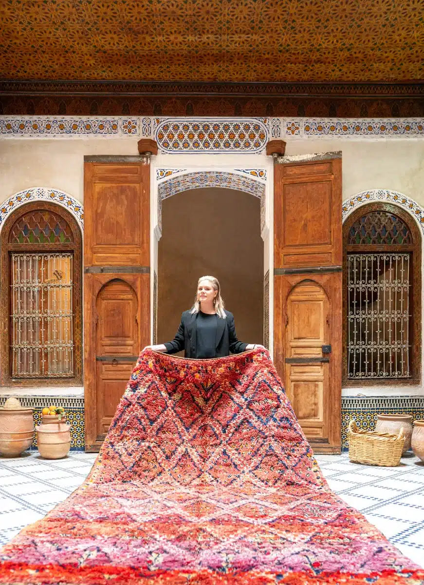 Moroccan vintage rug 