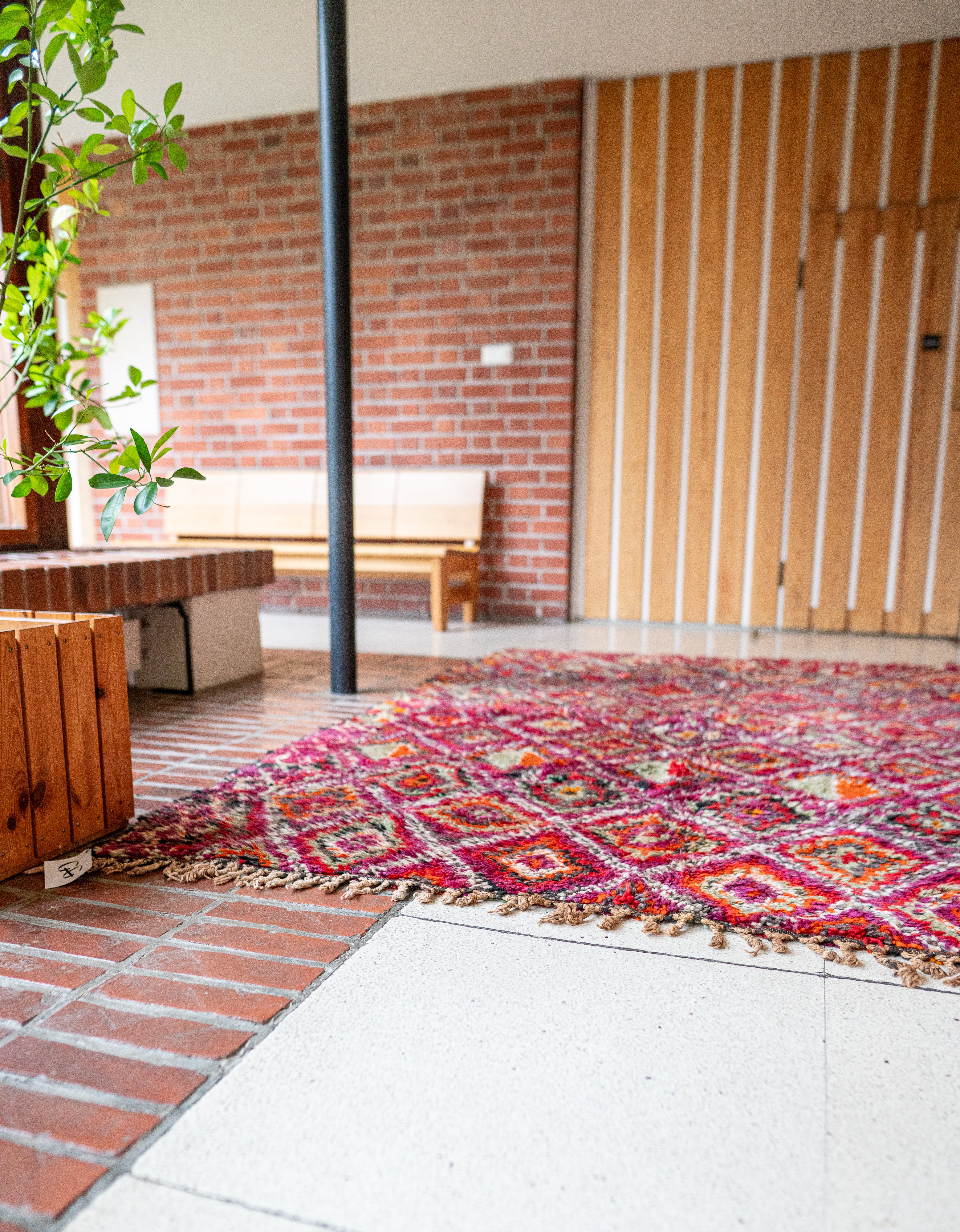 Beni M’Guild Vintage Rug ”70's” 195x380 cm