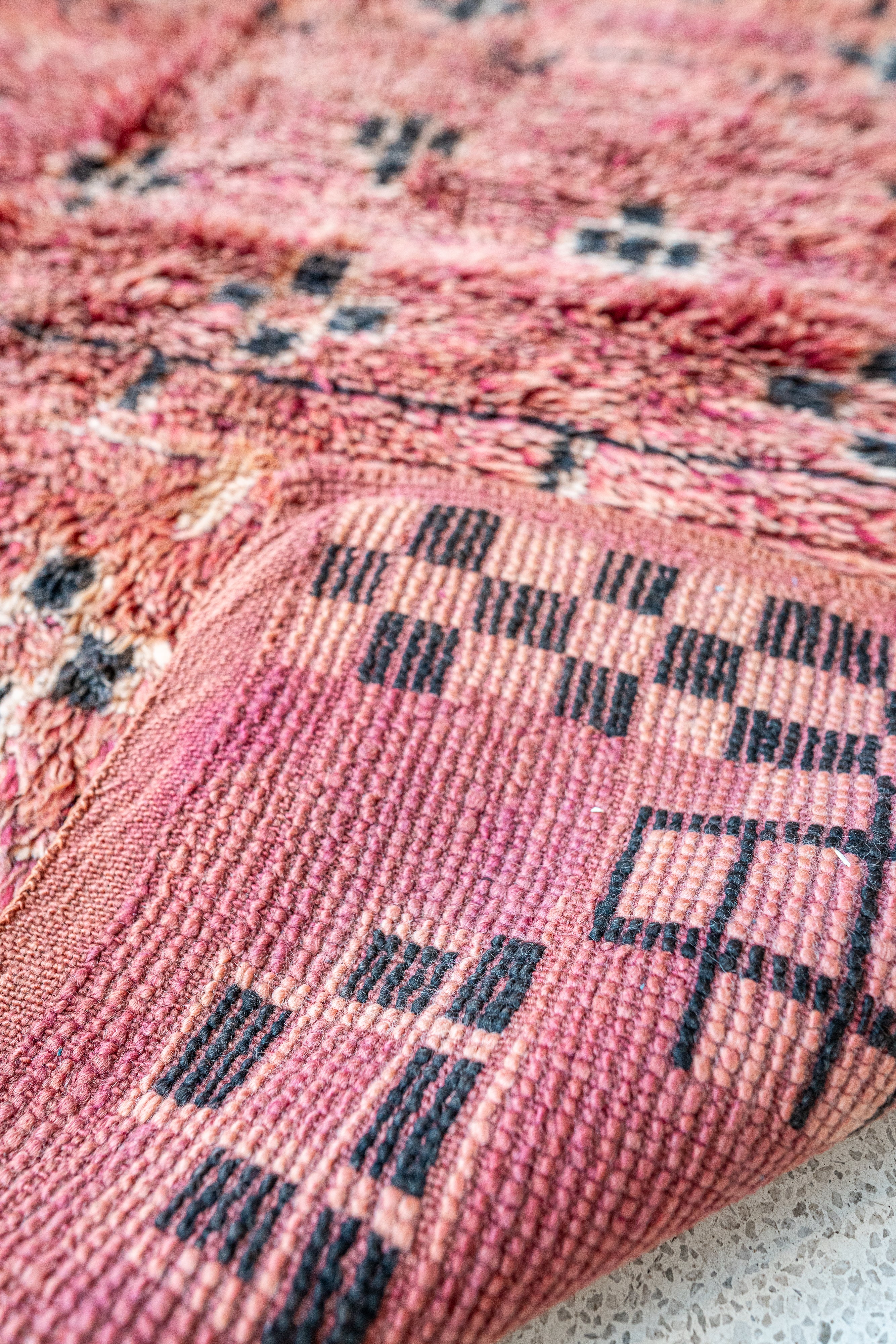 Aït Youssi Vintage Rug "Autumn Sky" 185x340 cm