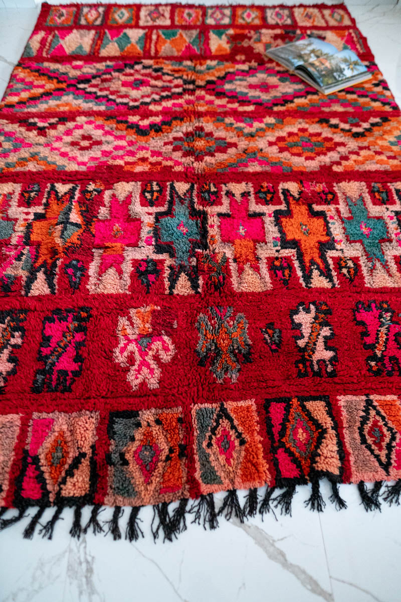 Arabic Boujad vintage matto “Barcelona” 195x295 cm