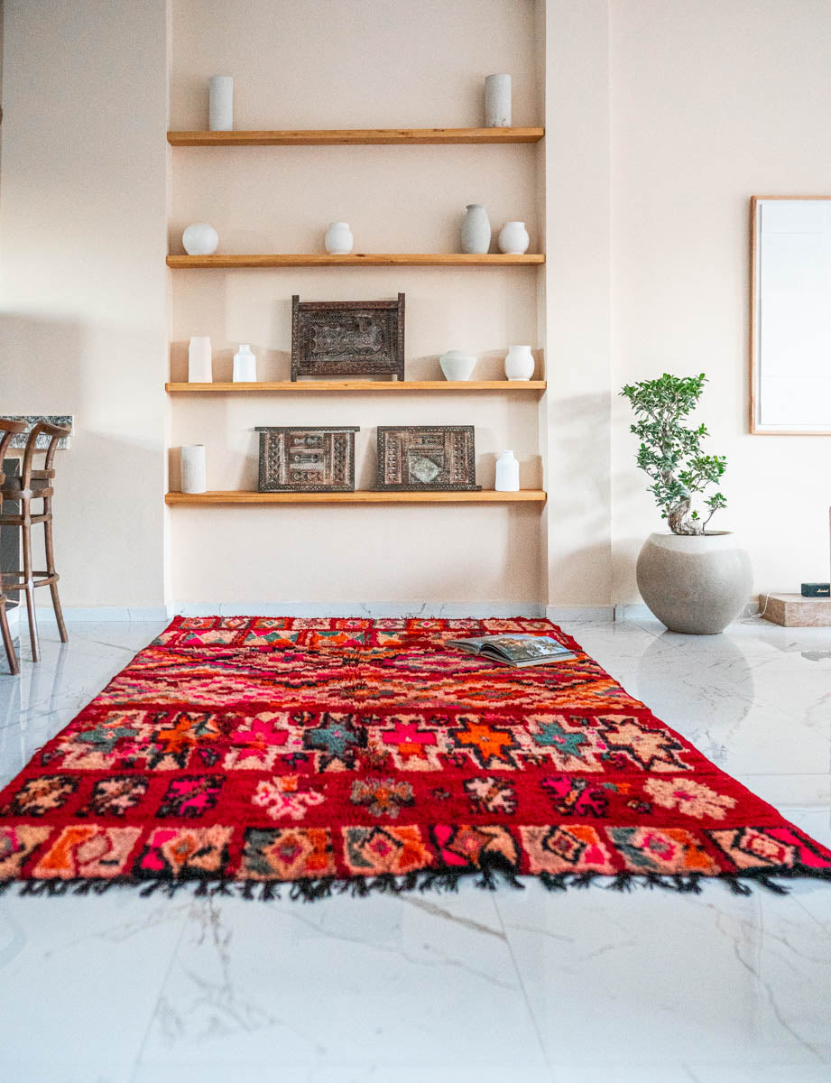 Arabic Boujad vintage matto “Barcelona” 195x295 cm