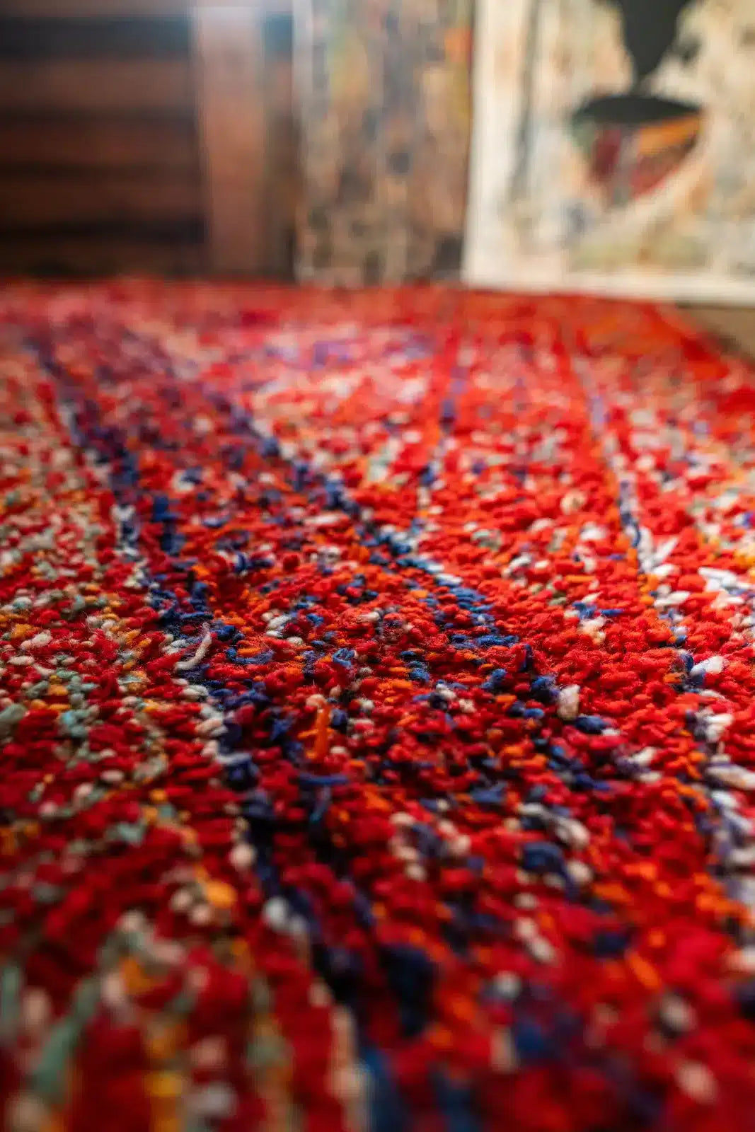 Moroccan Vintage Beni M'Guild Carpet