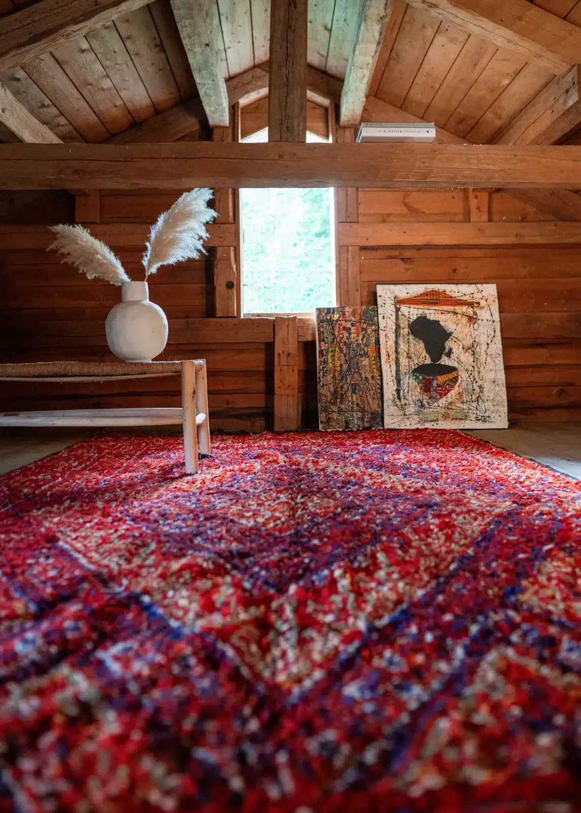 Moroccan Vintage Beni M'Guild Carpet