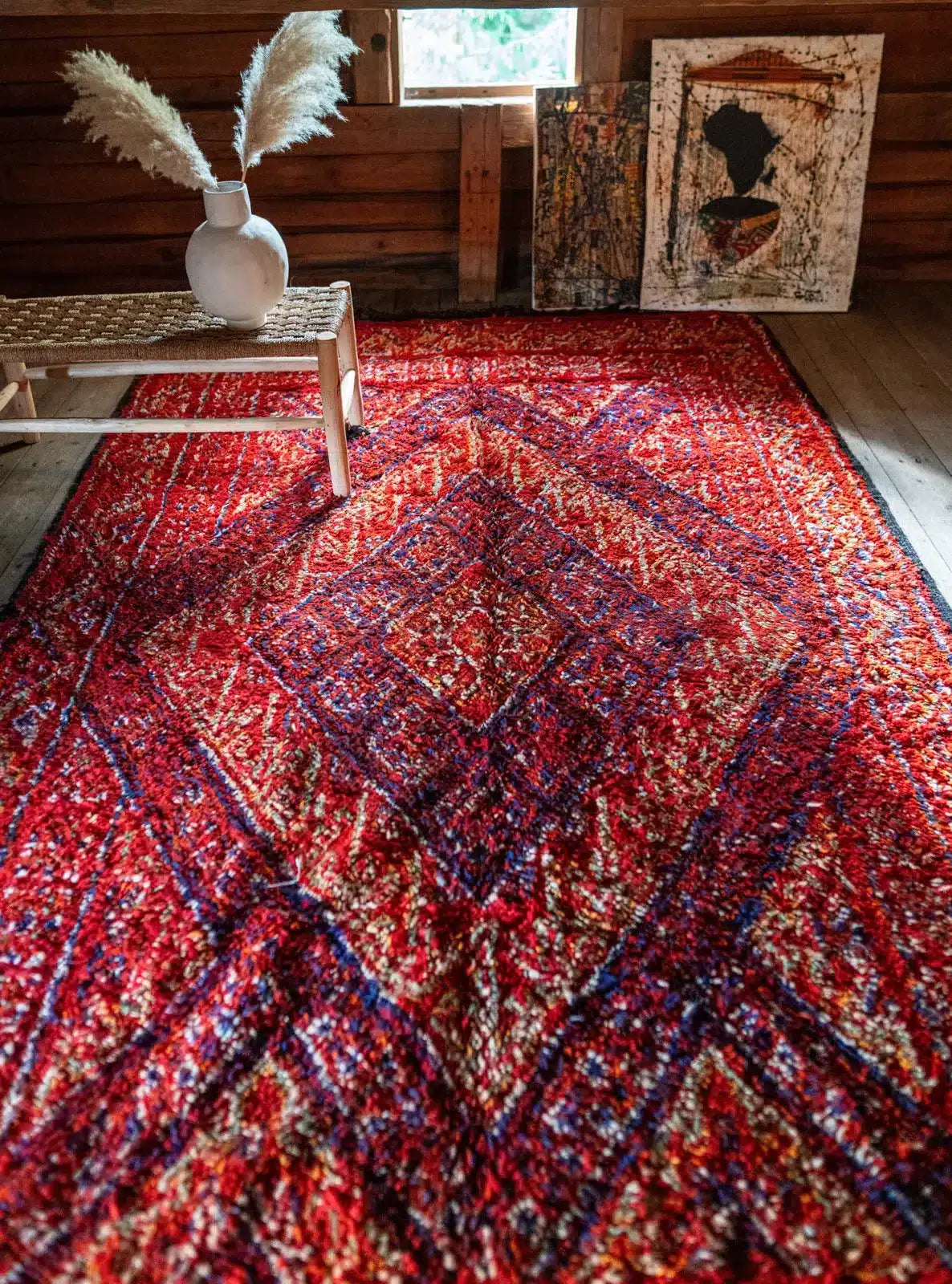 Moroccan Vintage Beni M'Guild Carpet