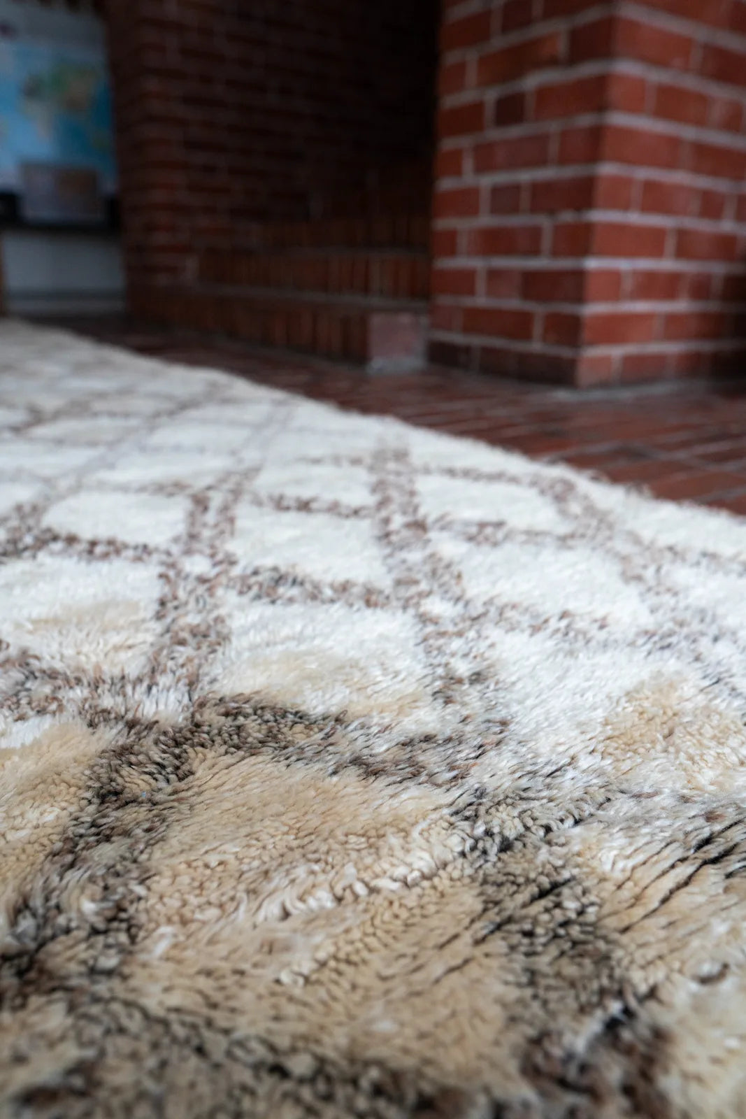 Vintage Beni Ouarain rug
