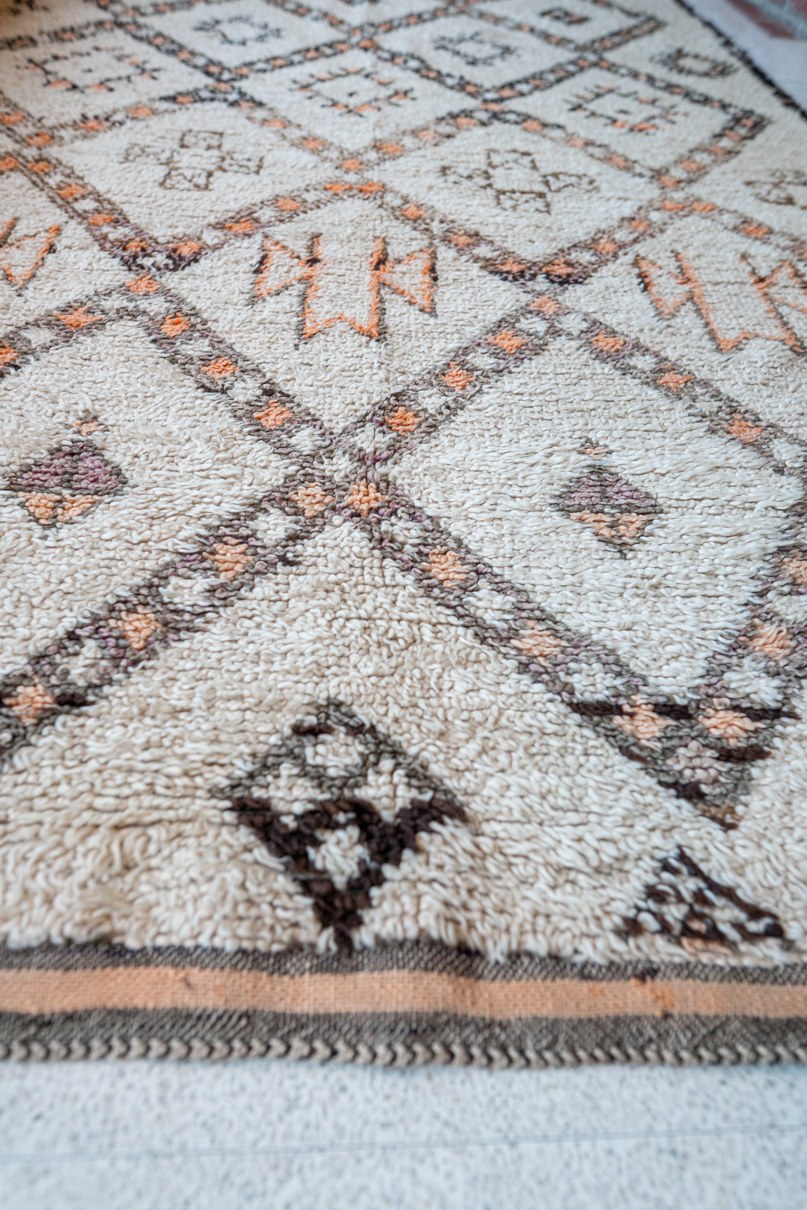 Beni Ouarain matto "Beyond" 175x390 cm