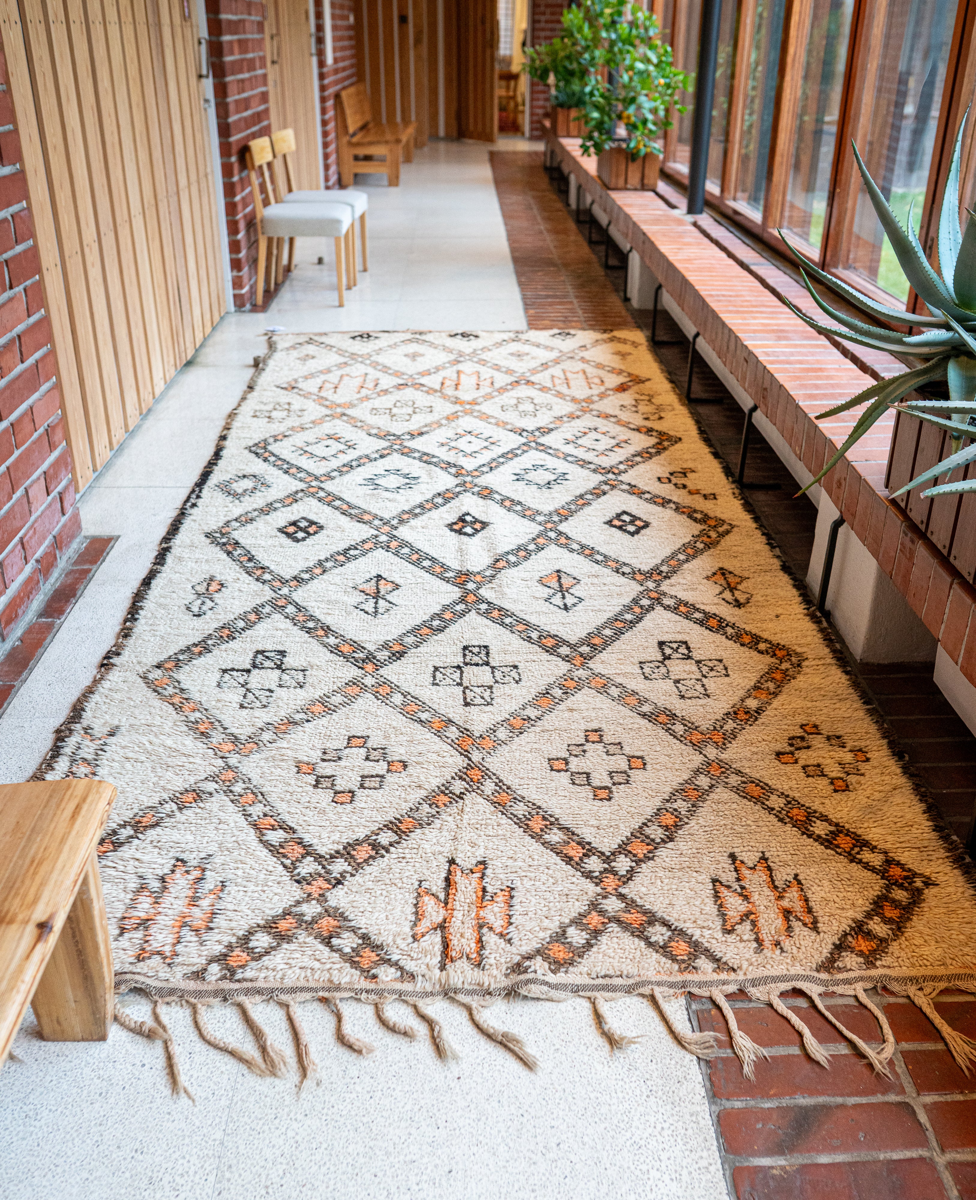 Beni Ouarain matto "Beyond" 175x390 cm