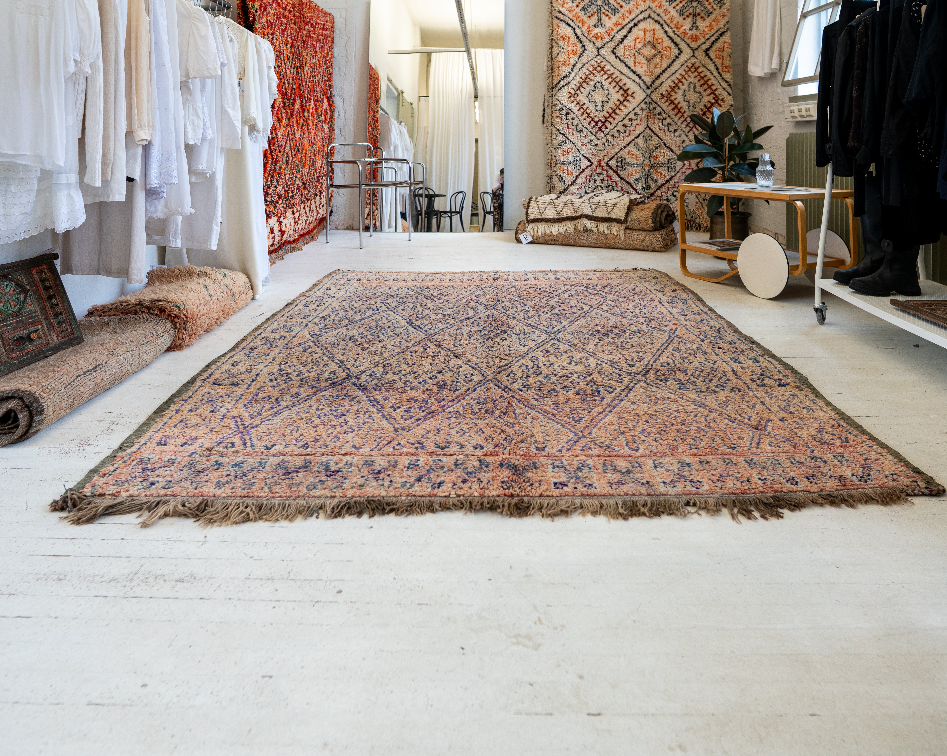 Zayan vintage-matto "Bubble" 210x280 cm