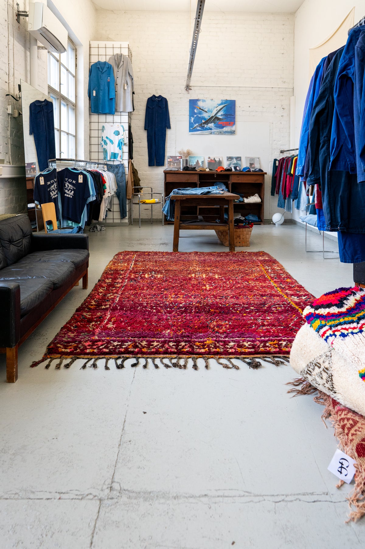 Beni M'Guild Vintage Rug "Cielo" 200x330 cm