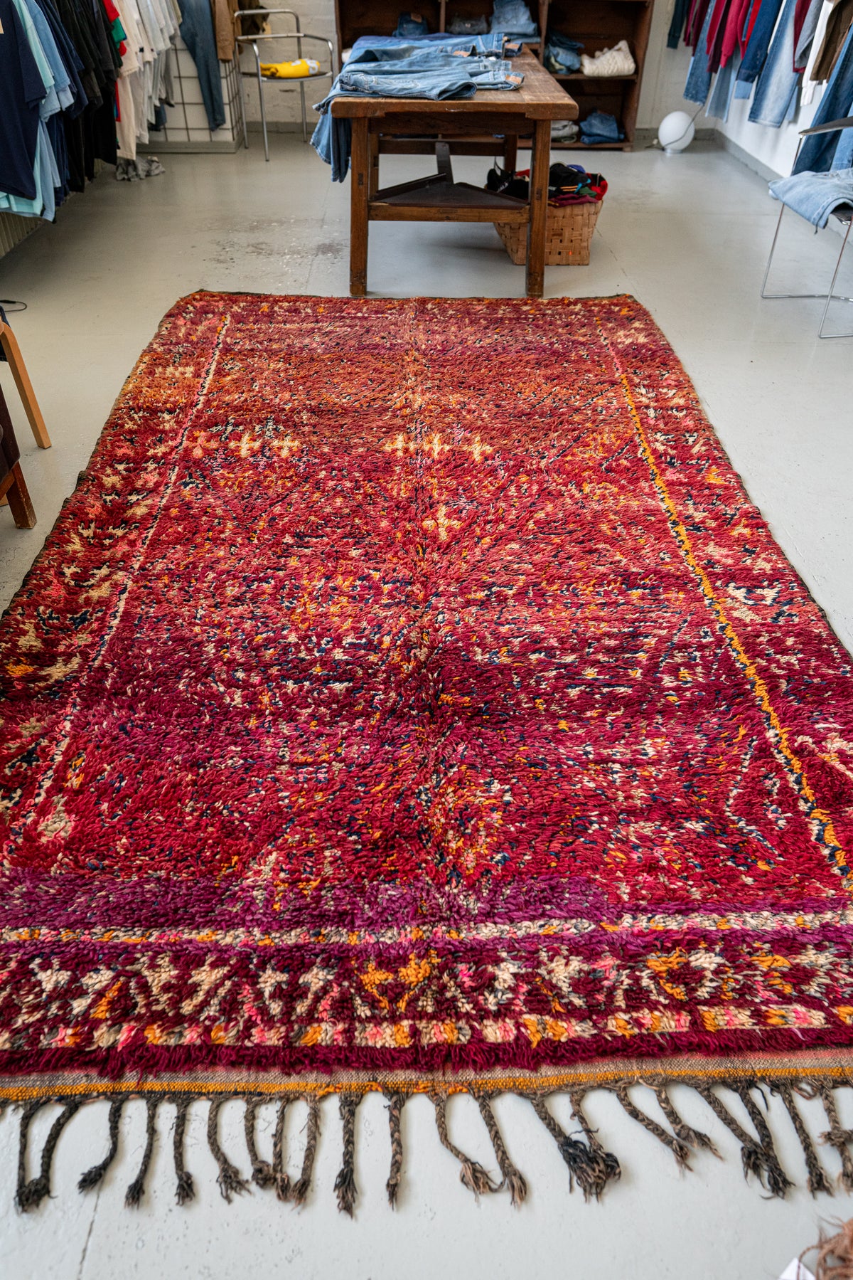 Beni M'Guild Vintage Rug "Cielo" 200x330 cm