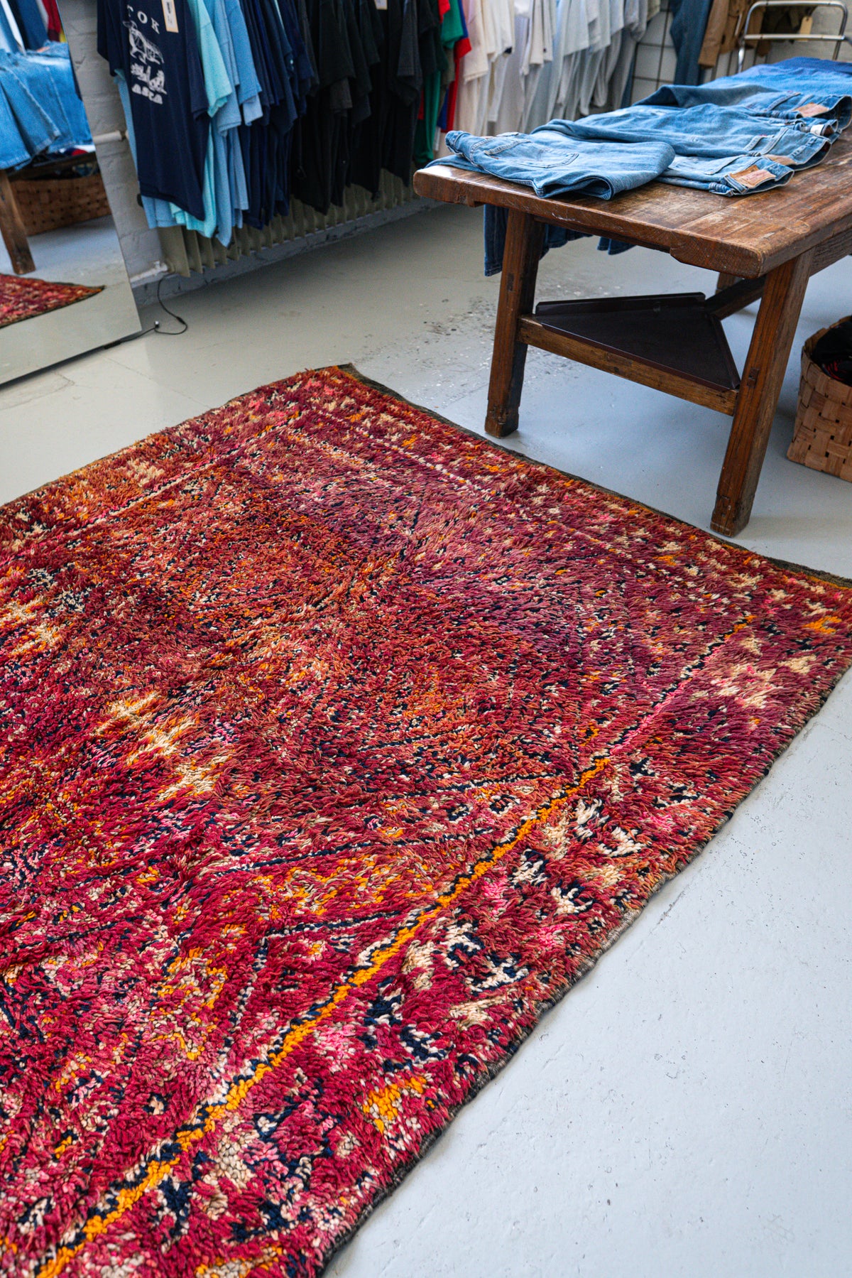 Beni M'Guild Vintage Rug "Cielo" 200x330 cm