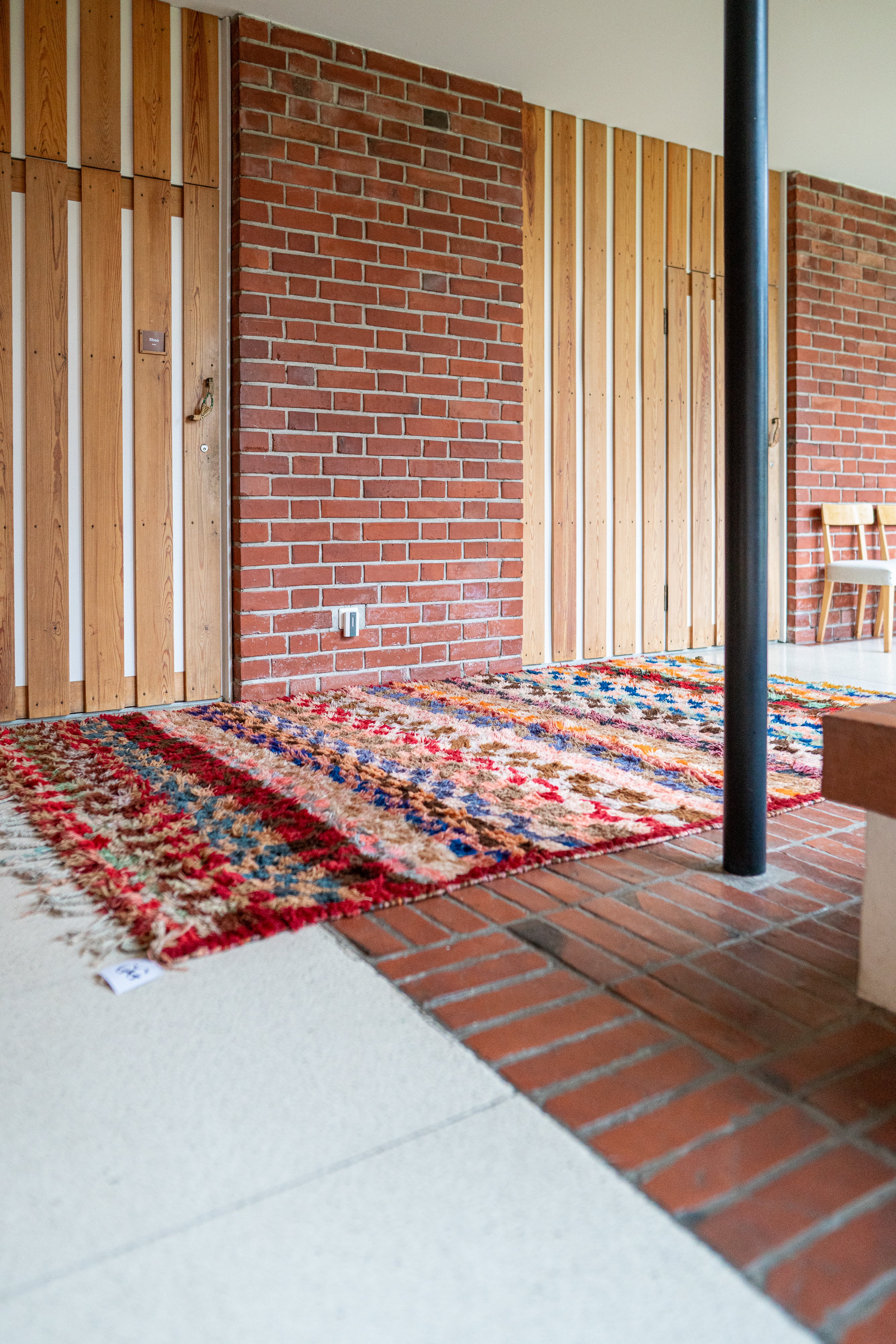 Boucherouite vintage matto "Coctail" 195x320 cm