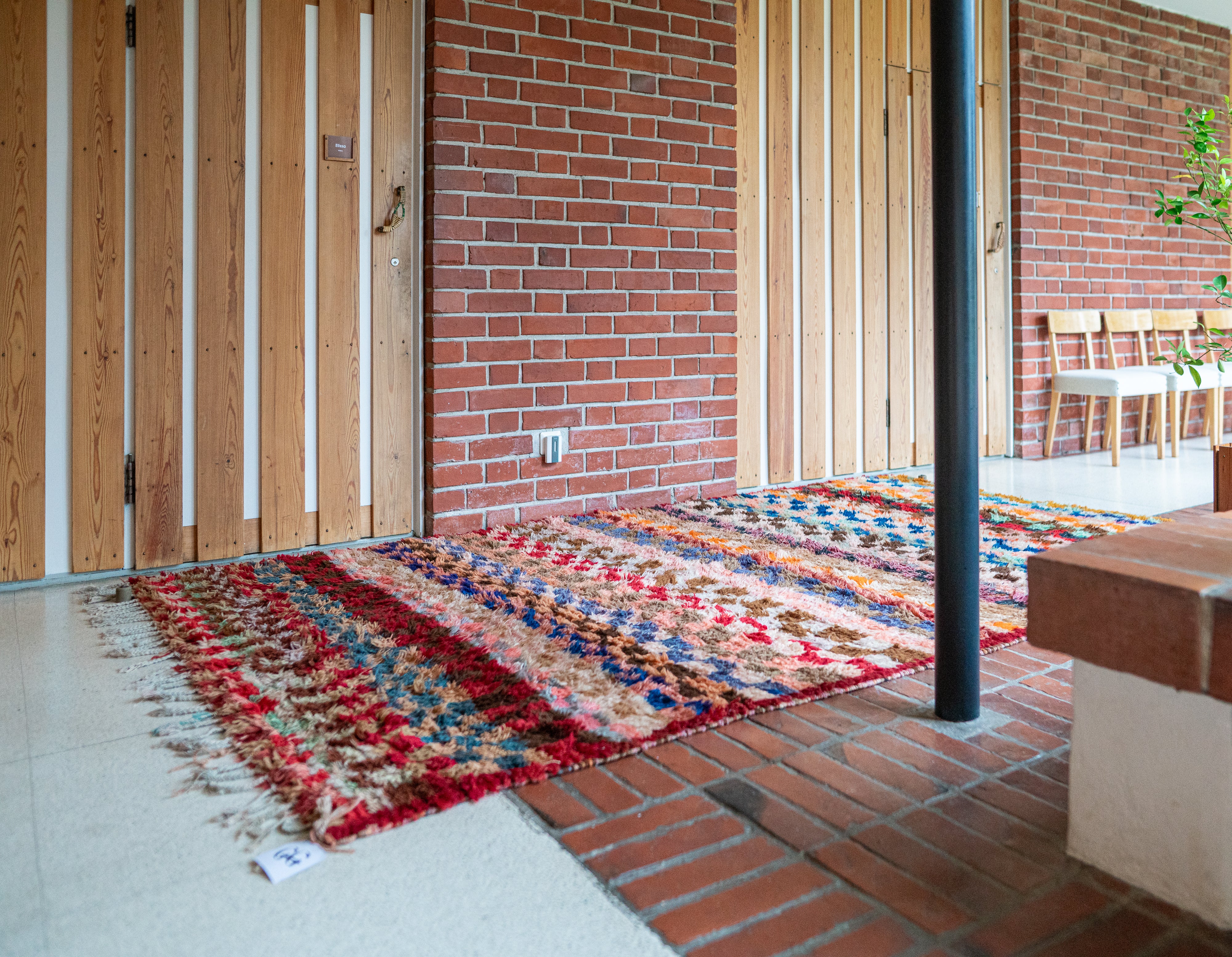 Boucherouite vintage matto "Coctail" 195x320 cm