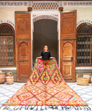 Marmoucha matto "Couture" 190x370 cm