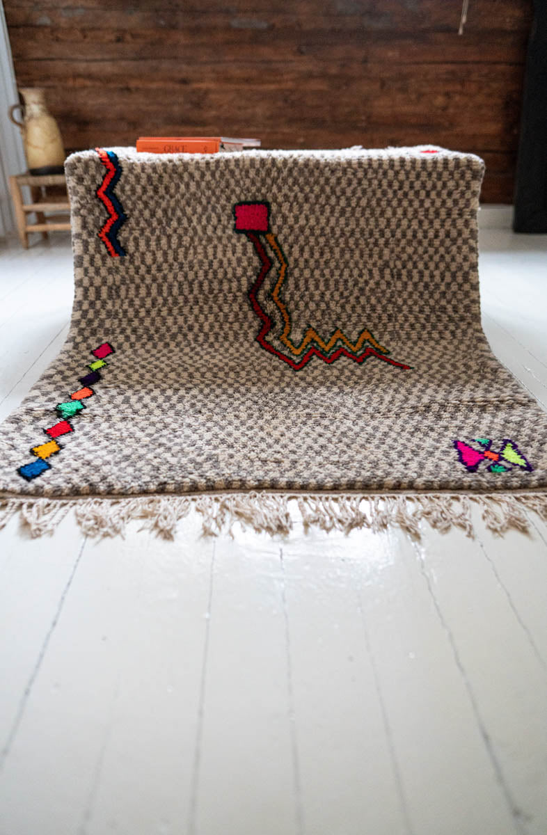 Azilal vintage-matto ”Eclectic” 110x150 cm