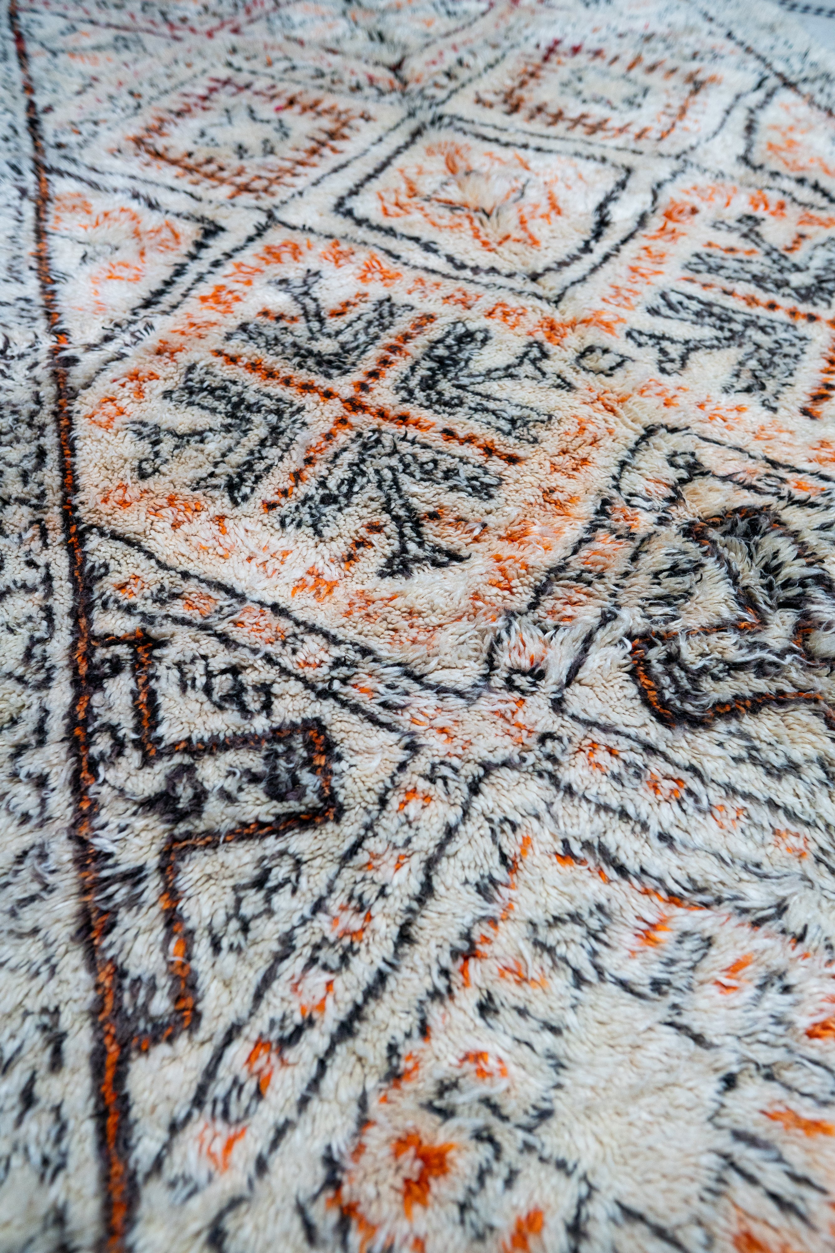 Marmoucha vintage-matto "Feather" 200x345 cm