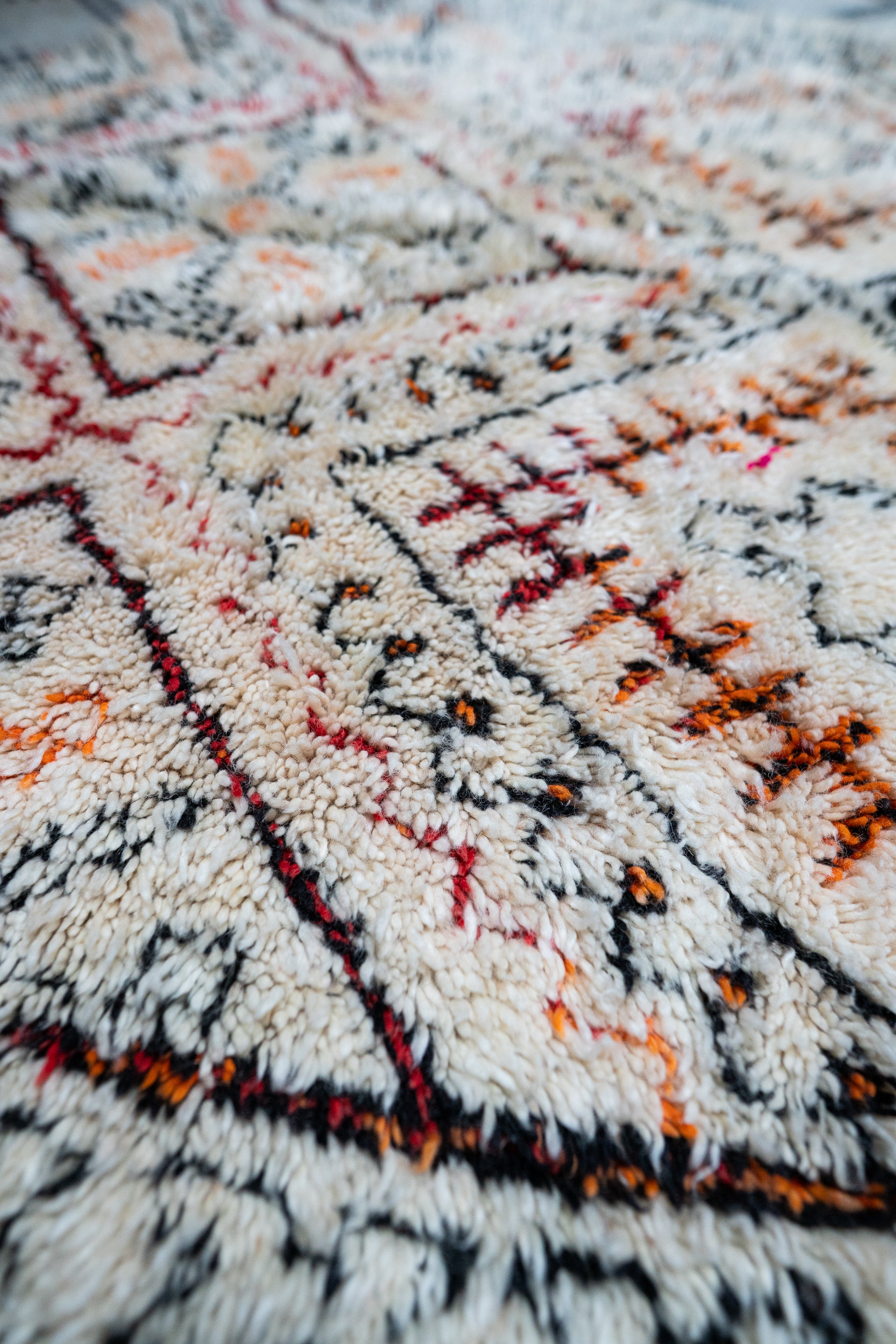 Marmoucha vintage-matto "Feather" 200x345 cm