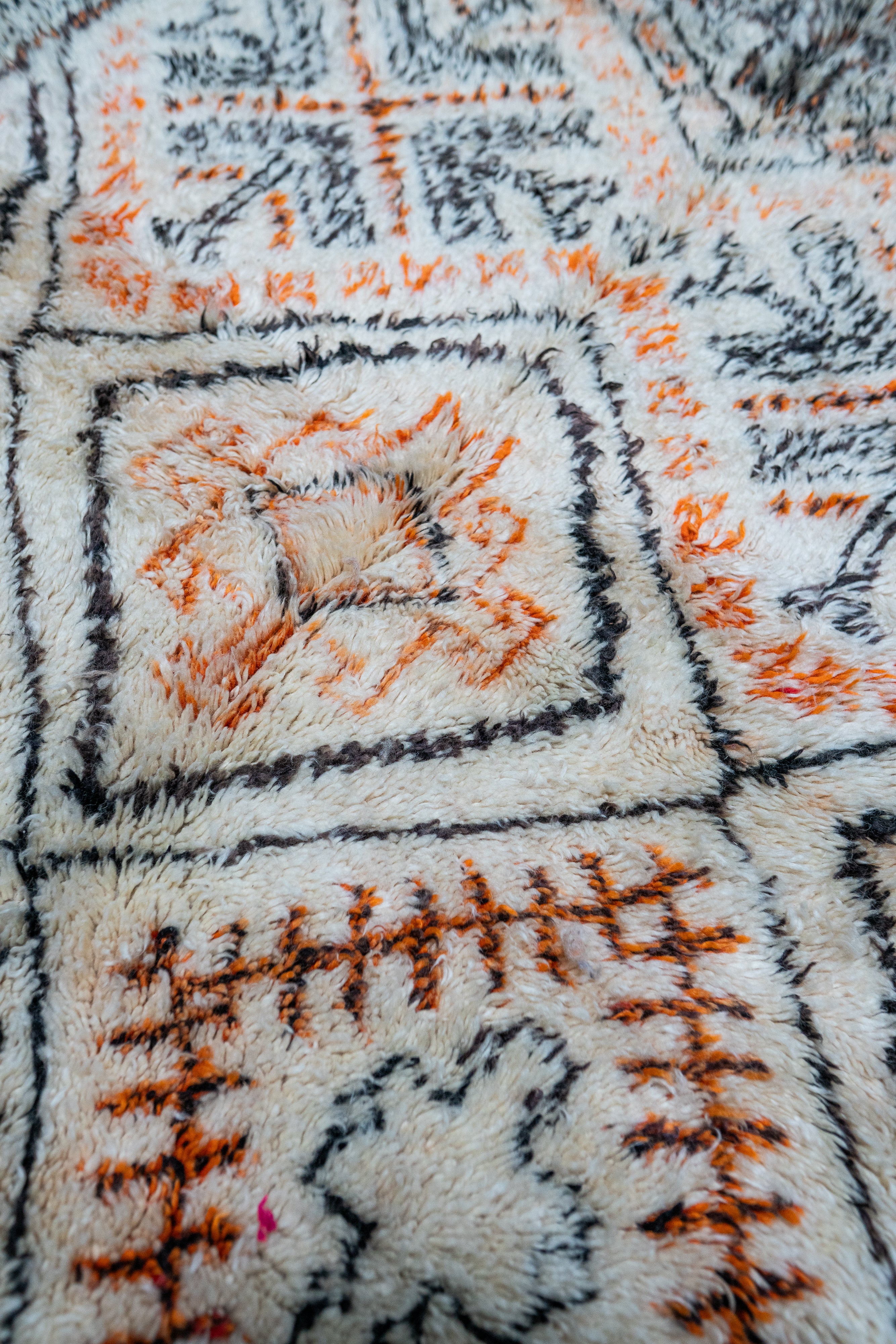 Marmoucha vintage-matto "Feather" 200x345 cm