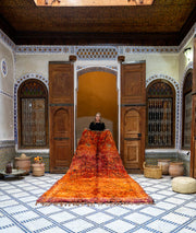 Beni M’Guild Vintage Rug ”Flame” 190x345 cm