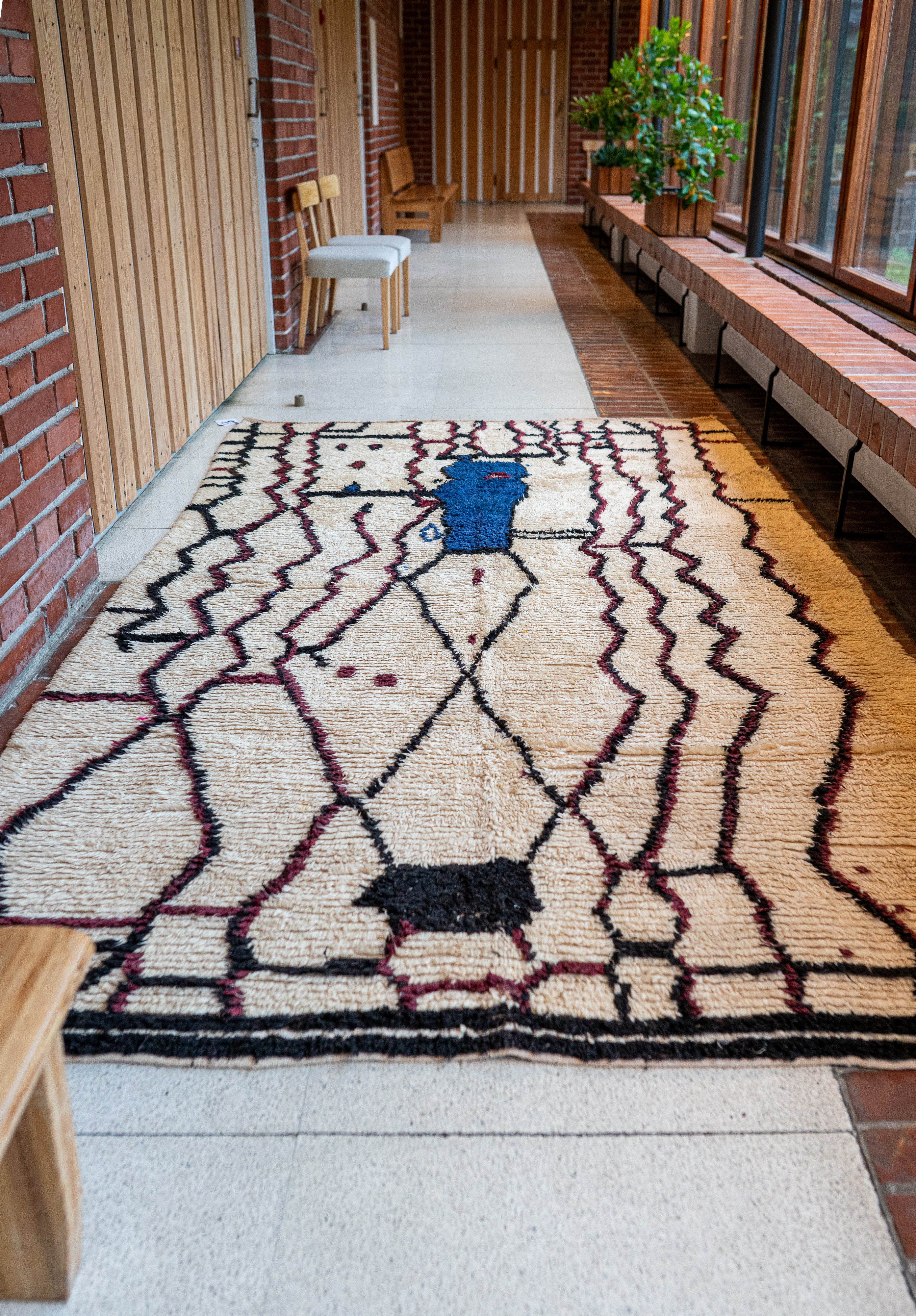 Azilal vintage matto "Flow" 185x290 cm