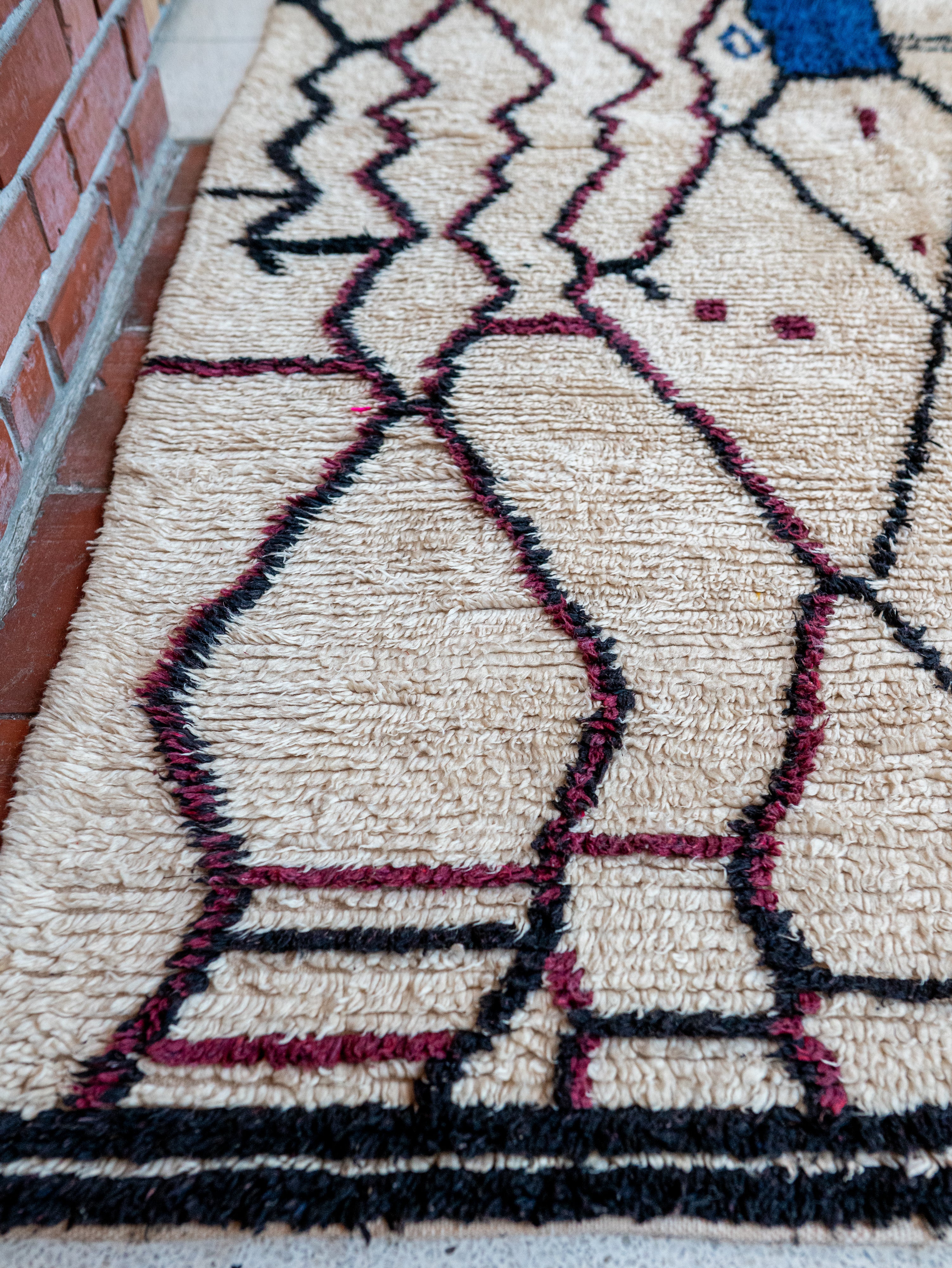 Azilal vintage matto "Flow" 185x290 cm