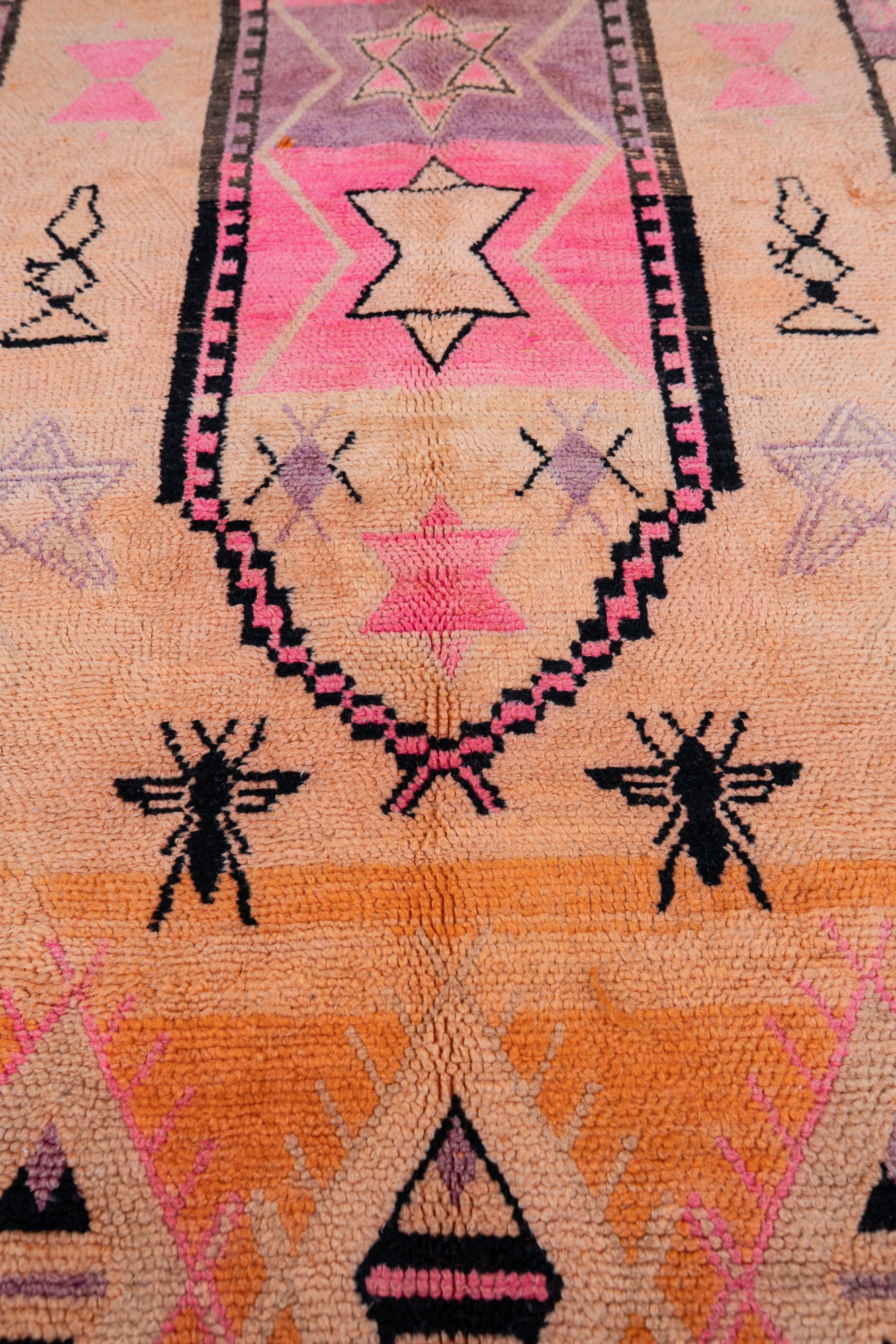 Boujad Vintage Rug “Fly” 125x320 cm