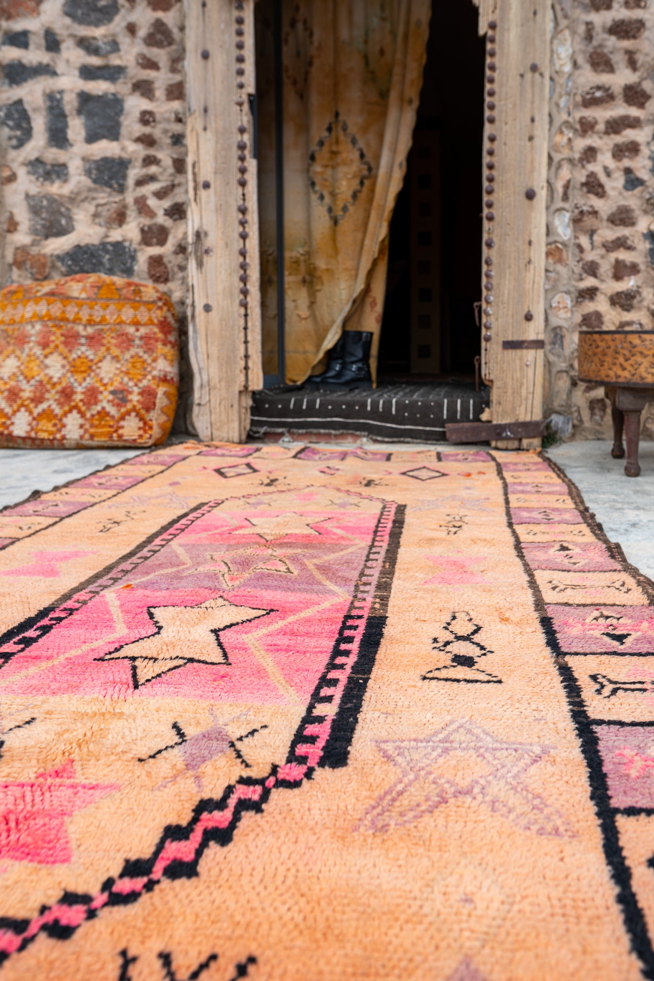 Boujad Vintage Rug “Fly” 125x320 cm