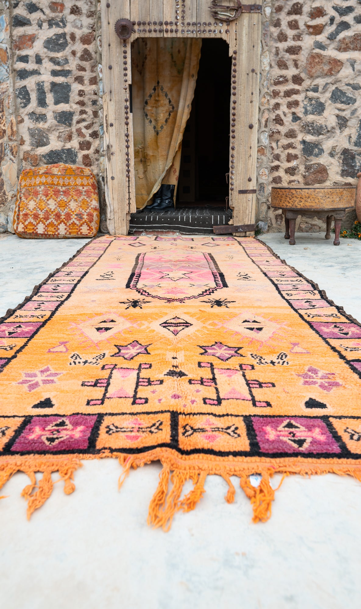 Boujad Vintage Rug “Fly” 125x320 cm