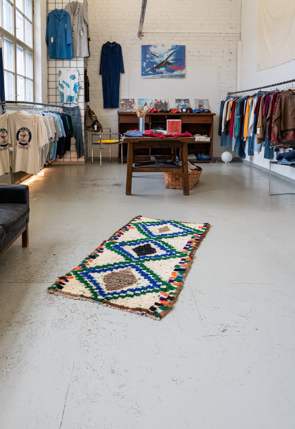 Azilal Vintage Rug "Folks" 75x165 cm