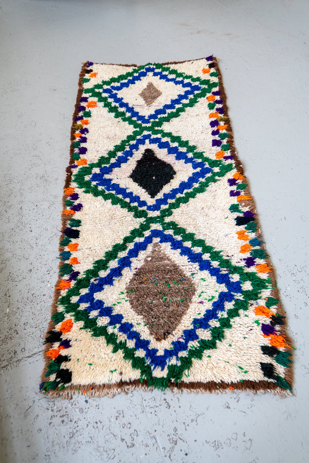Azilal Vintage Rug "Folks" 75x165 cm