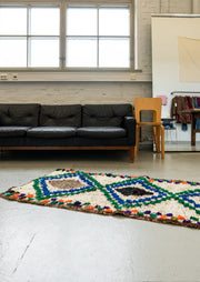 Azilal Vintage Rug "Folks" 75x165 cm