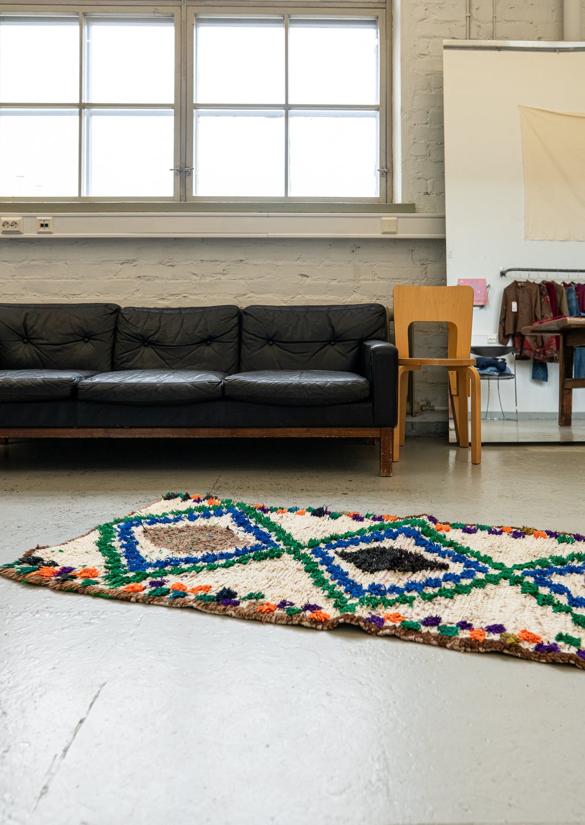 Azilal Vintage Rug "Folks" 75x165 cm