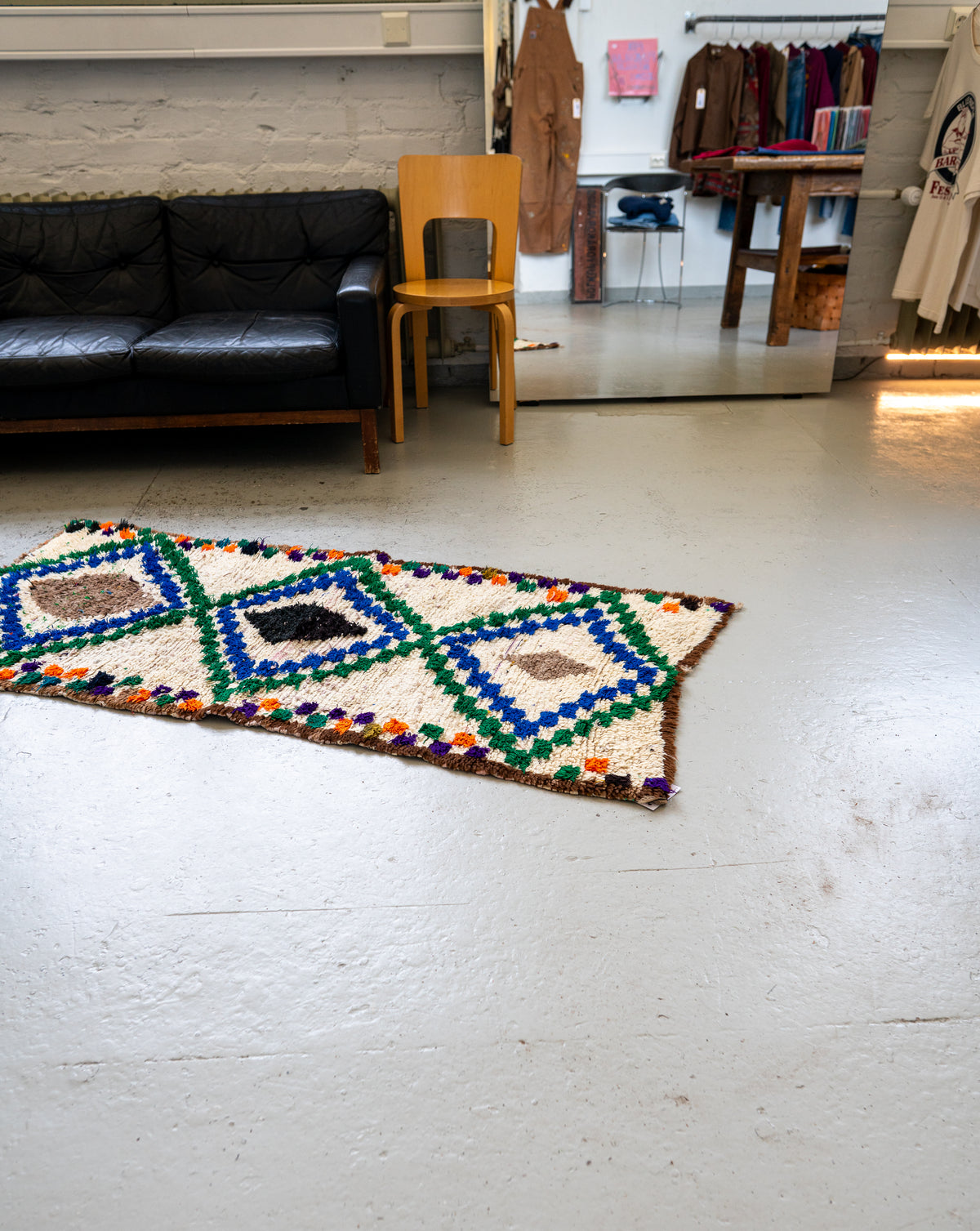 Azilal Vintage Rug "Folks" 75x165 cm