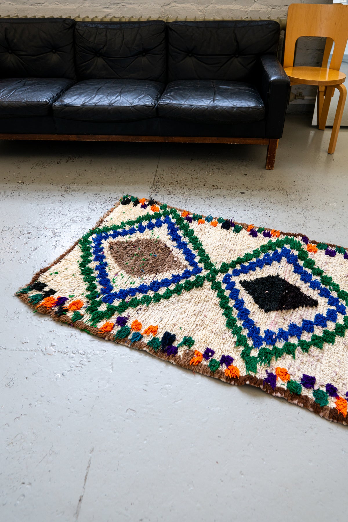 Azilal Vintage Rug "Folks" 75x165 cm