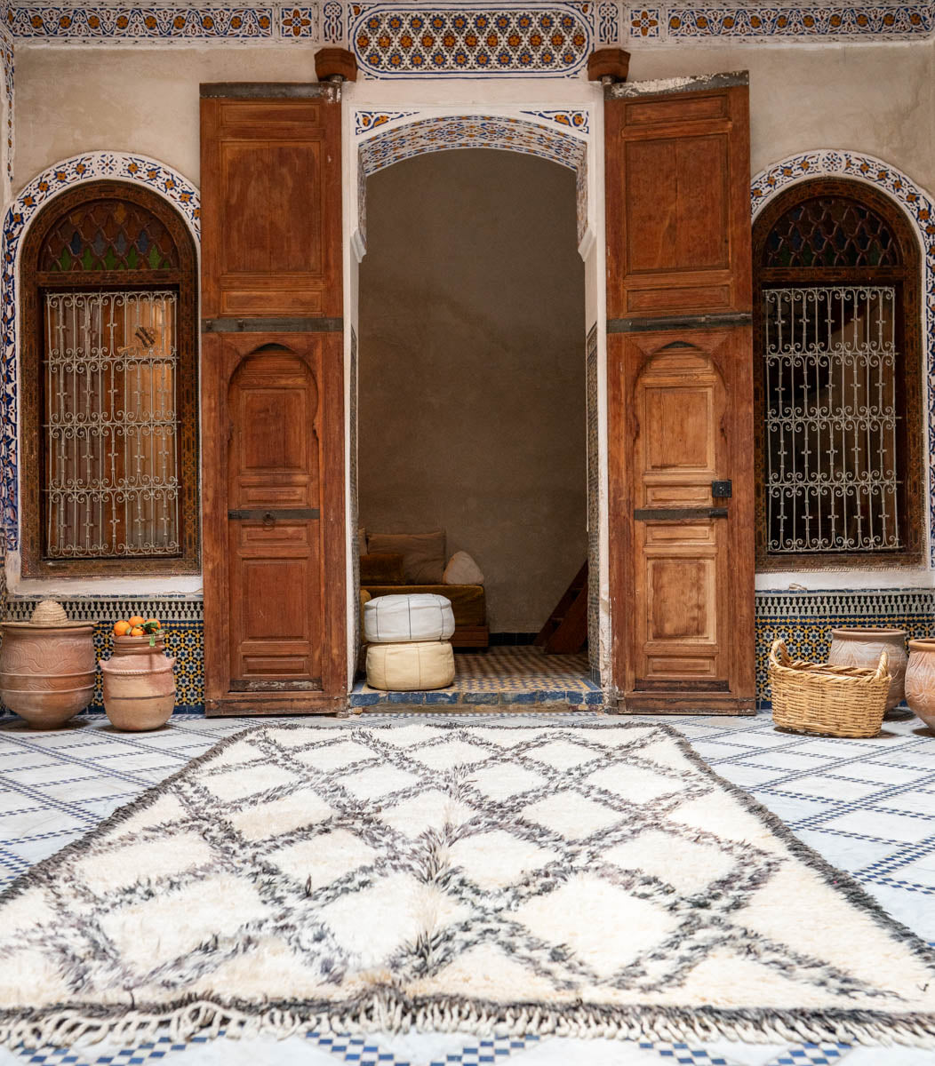 Beni Ouarain vintage-matto "Foundation" 190x315 cm
