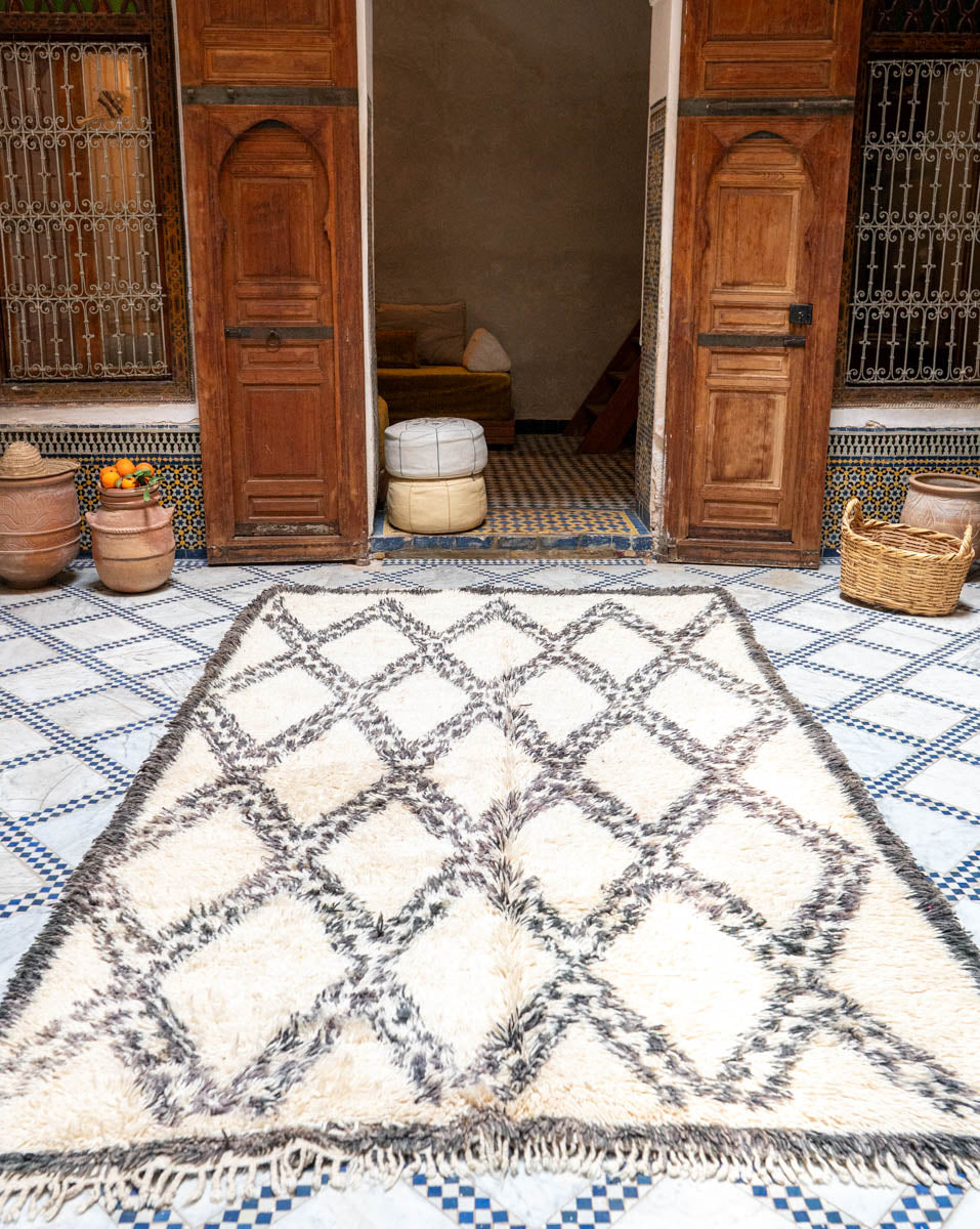 Beni Ouarain vintage-matto "Foundation" 190x315 cm