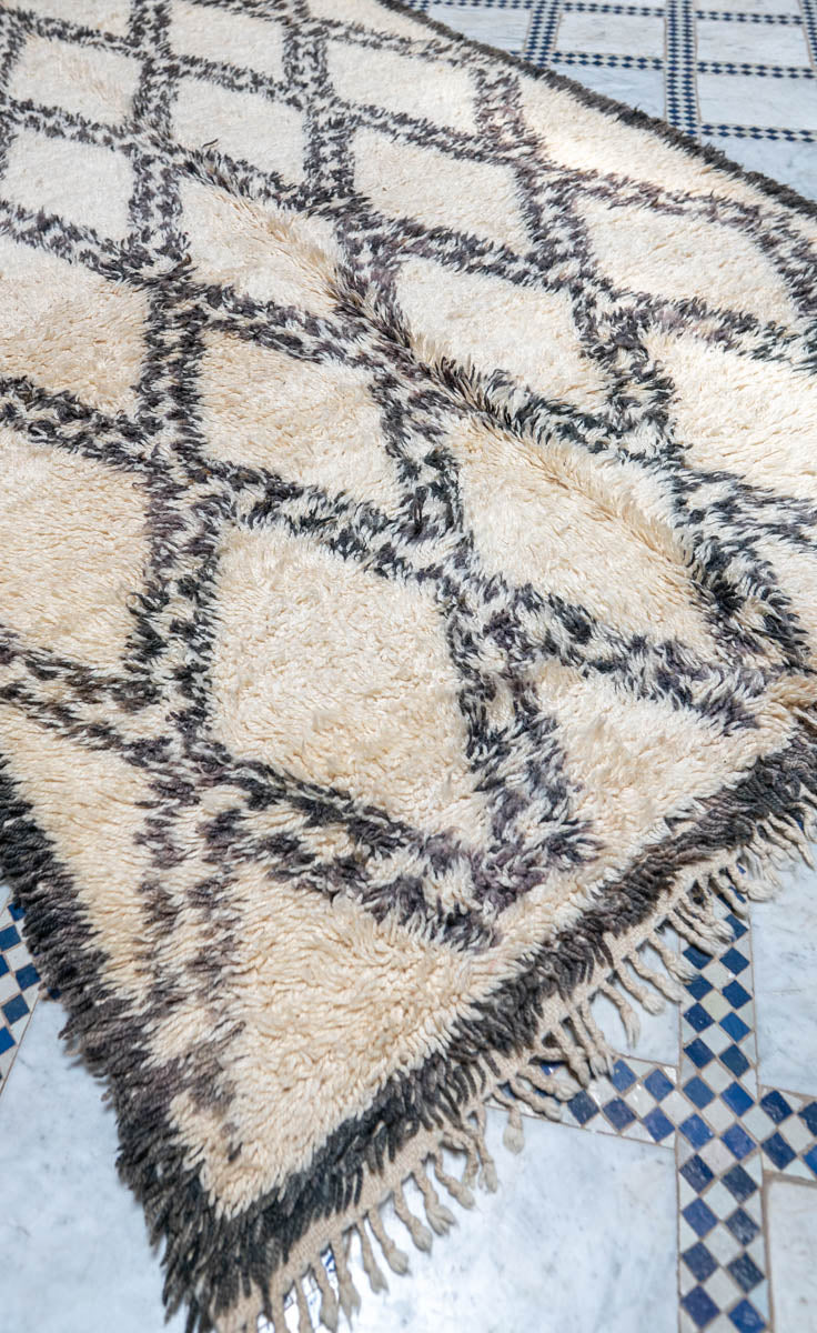 Beni Ouarain vintage-matto "Foundation" 190x315 cm