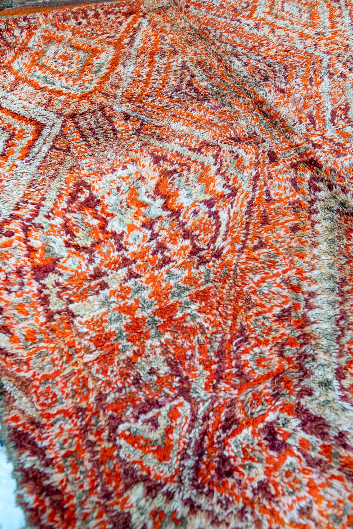 Beni M’Guild Vintage Rug "Hieroglyfi” 205x405 cm