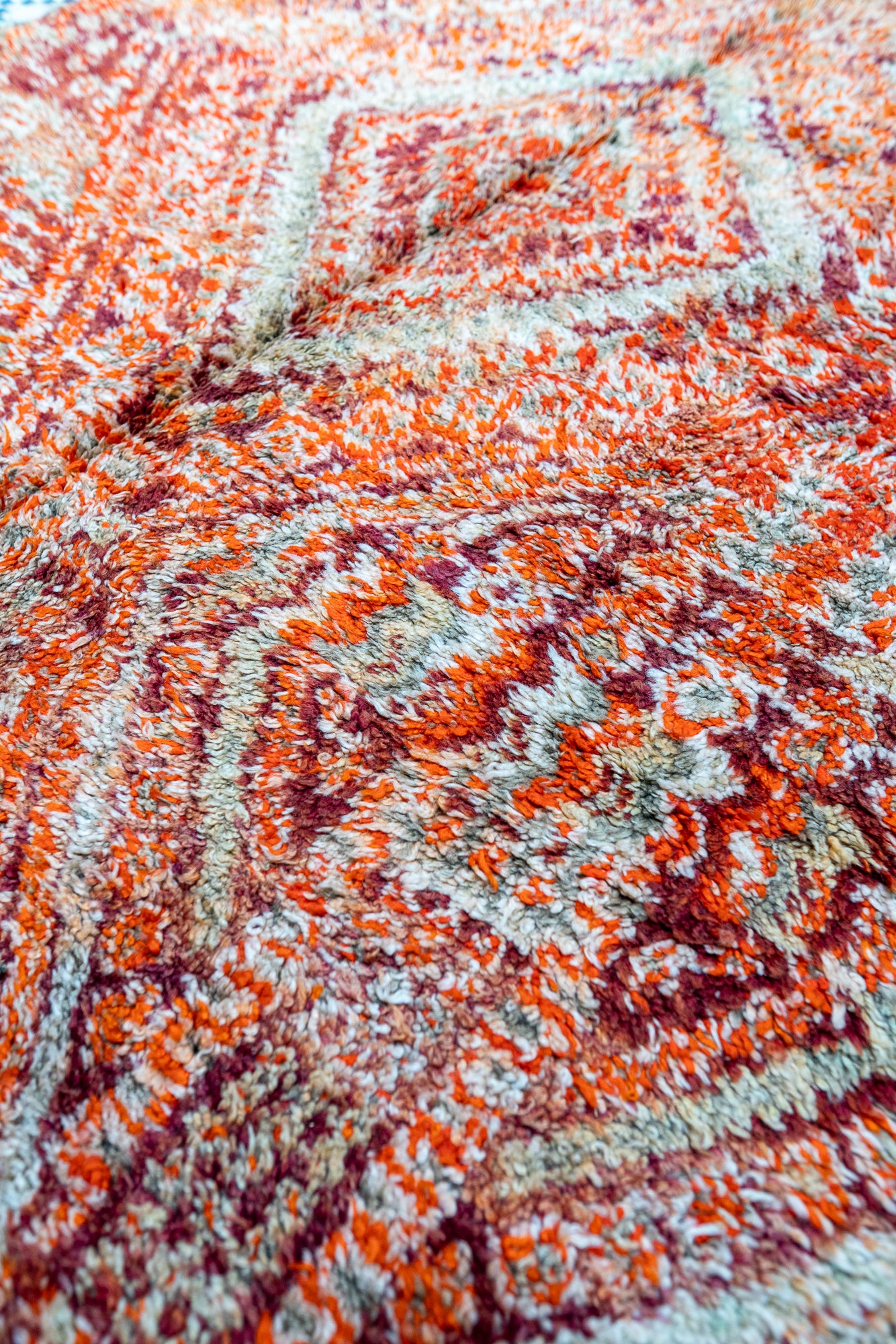 Beni M’Guild Vintage Rug "Hieroglyfi” 205x405 cm