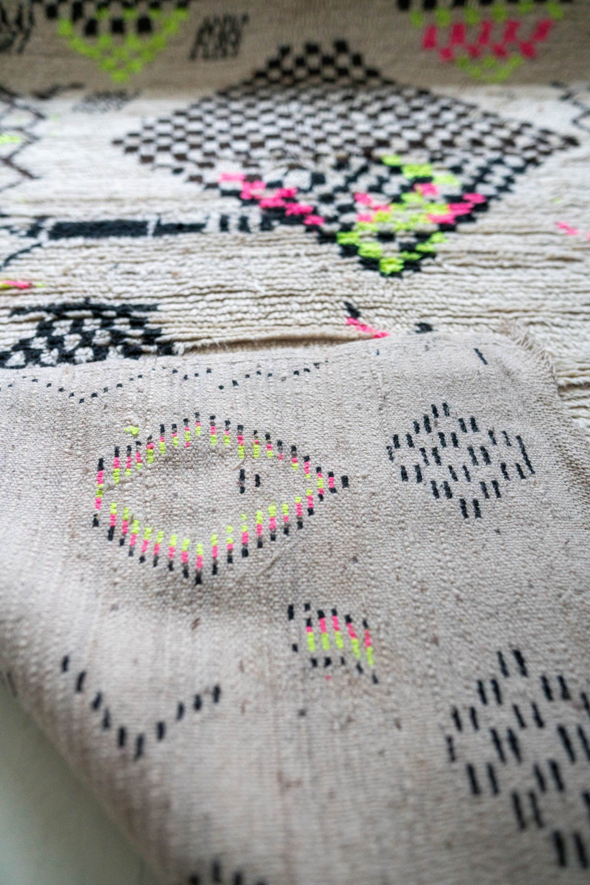 Azilal vintage-matto “Jungle” 130x225 cm