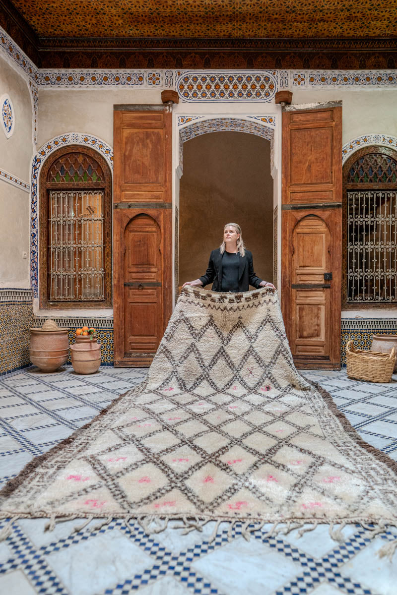 Beni Ouarain matto "Marie Antoinette" 180x335 cm
