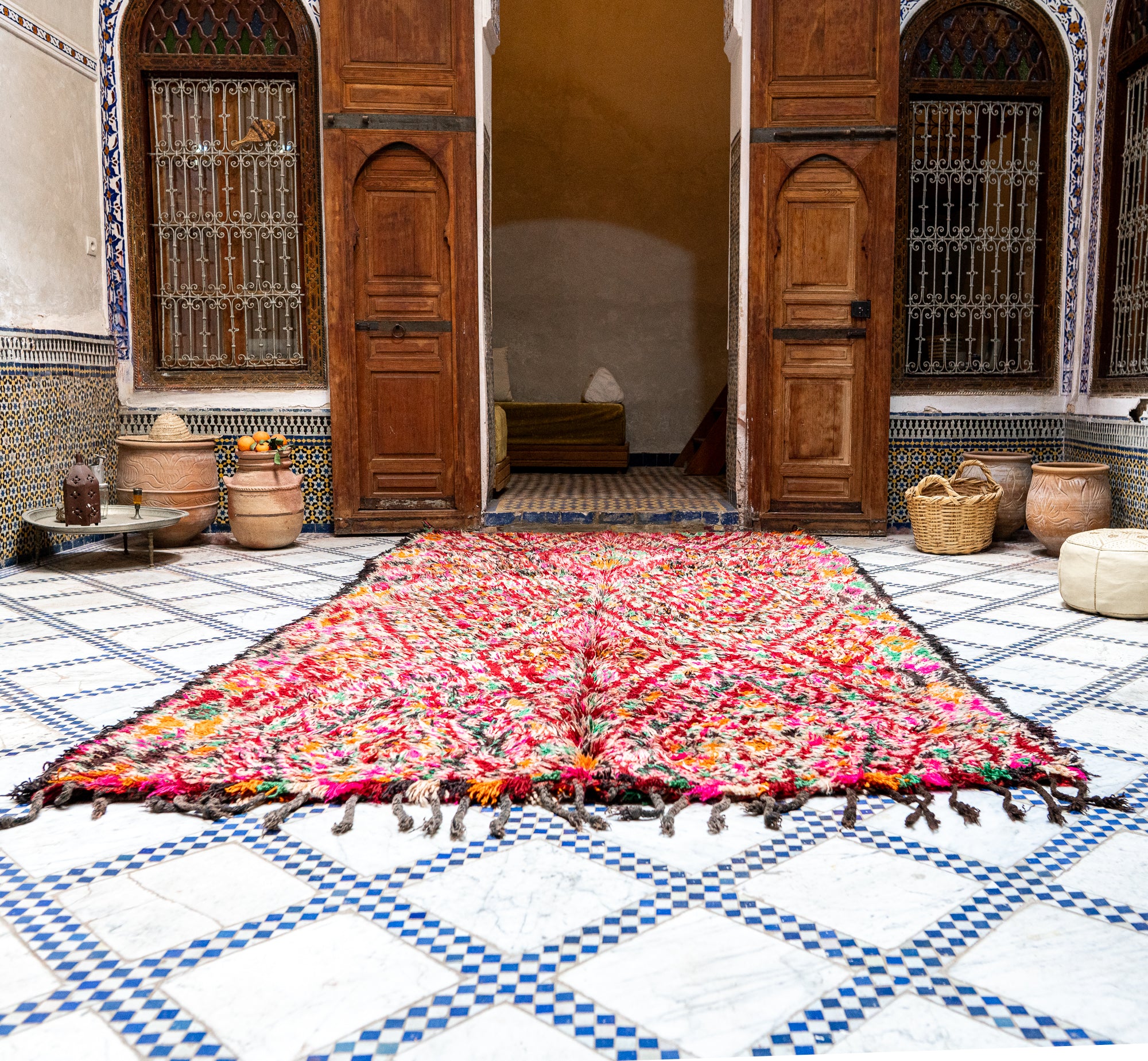 Marmoucha Vintage Rug "Melodia" 190x365 cm