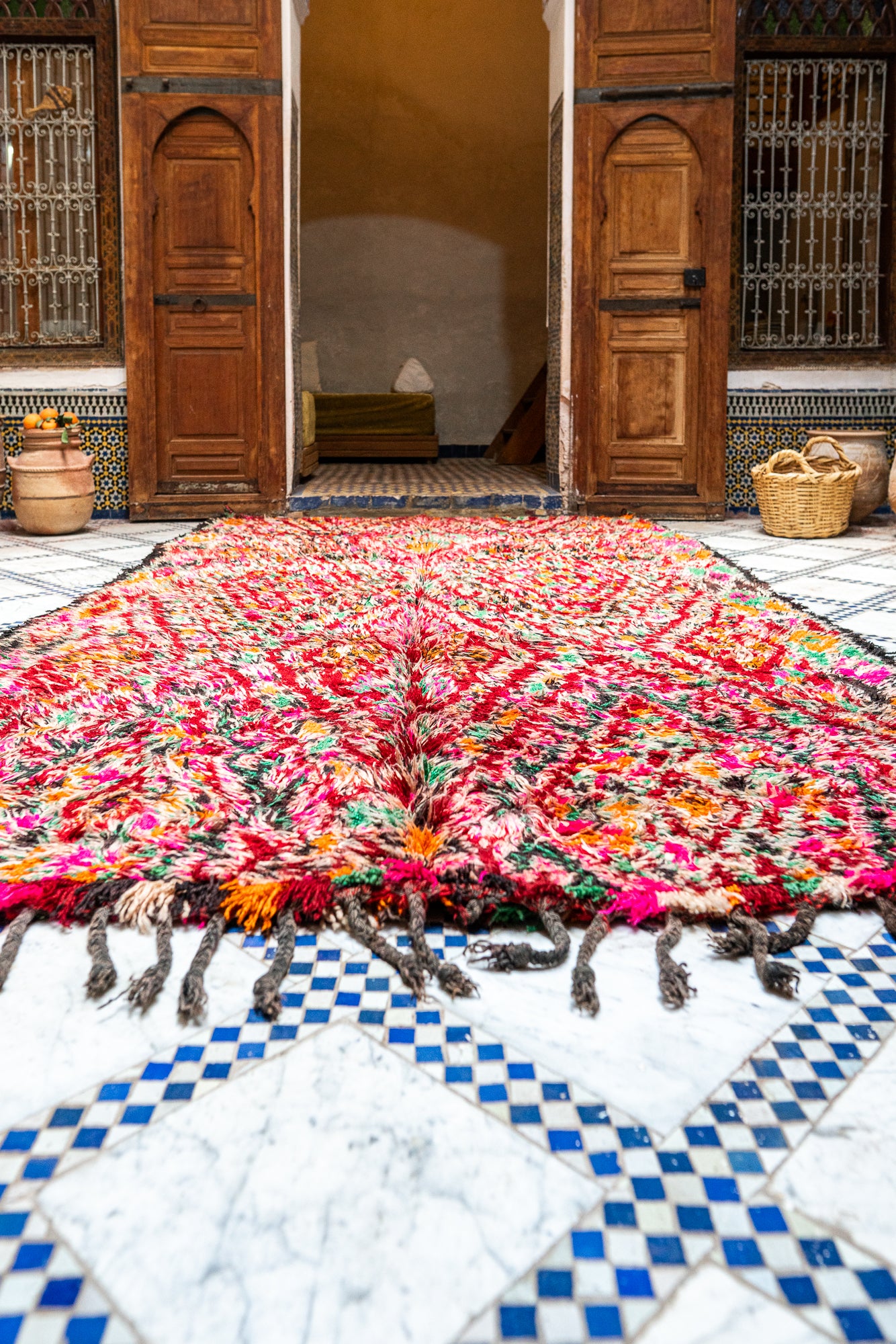 Marmoucha Vintage Rug "Melodia" 190x365 cm