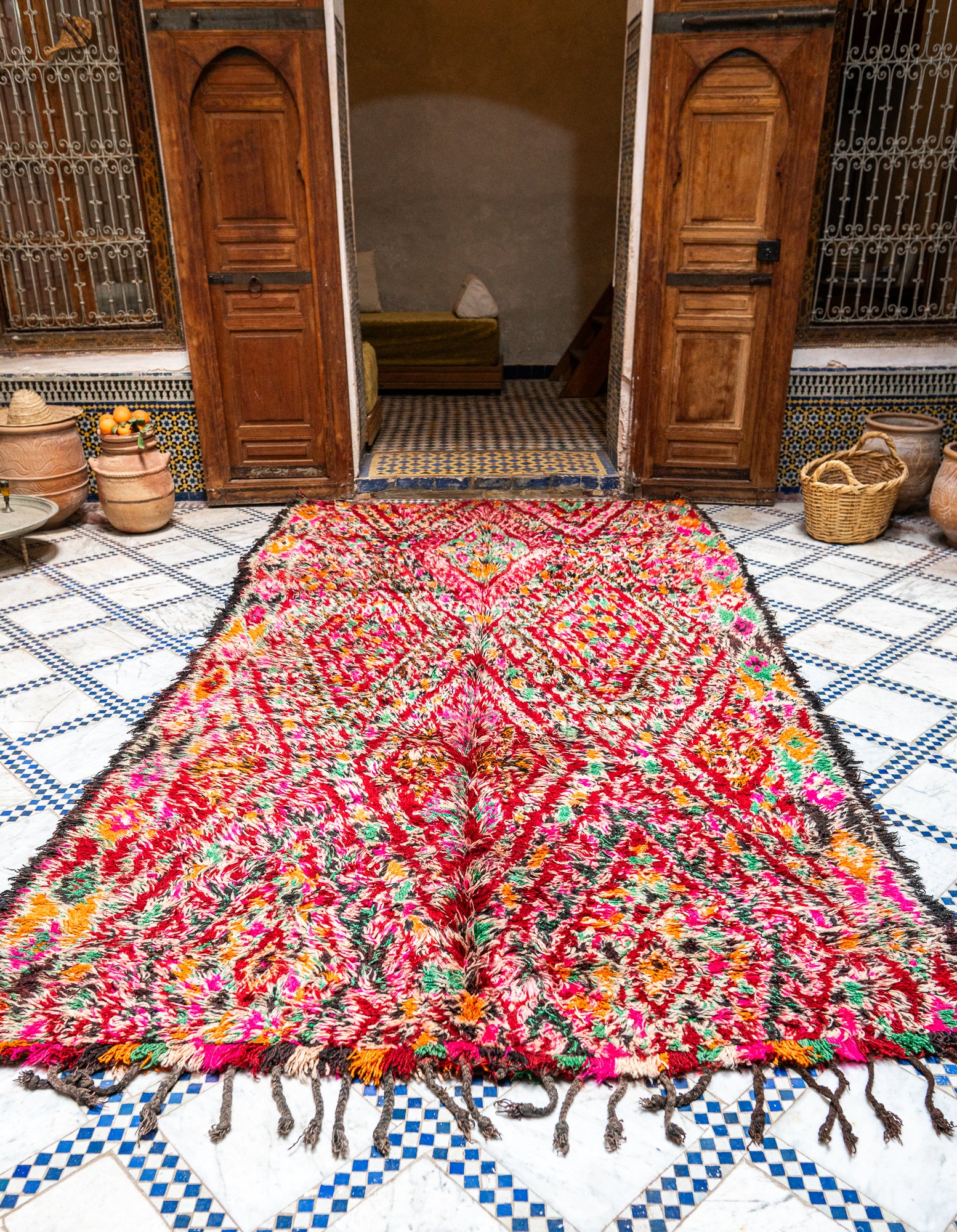 Marmoucha Vintage Rug "Melodia" 190x365 cm