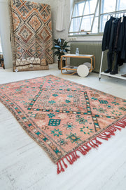 Guerrouane vintage-matto "Mermaid" 160x250 cm