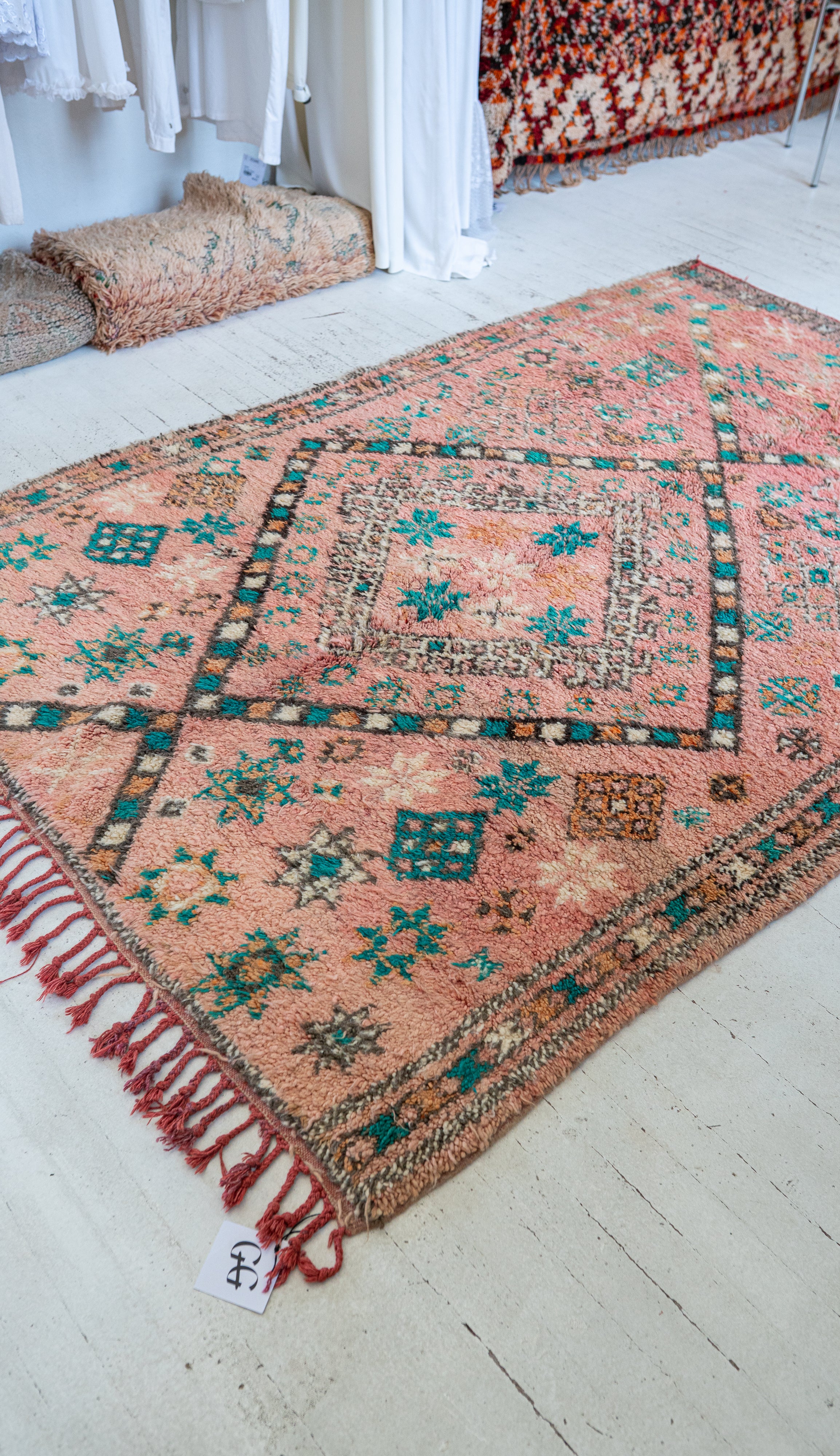 Guerrouane vintage-matto "Mermaid" 160x250 cm