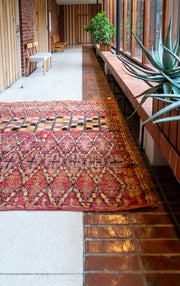 Azilal vintage matto "Mosaic" 190x205 cm