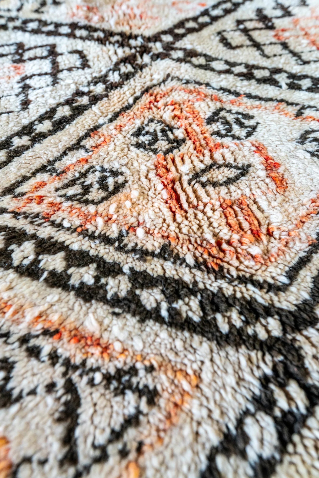 Vintage Beni Ouarain Rug