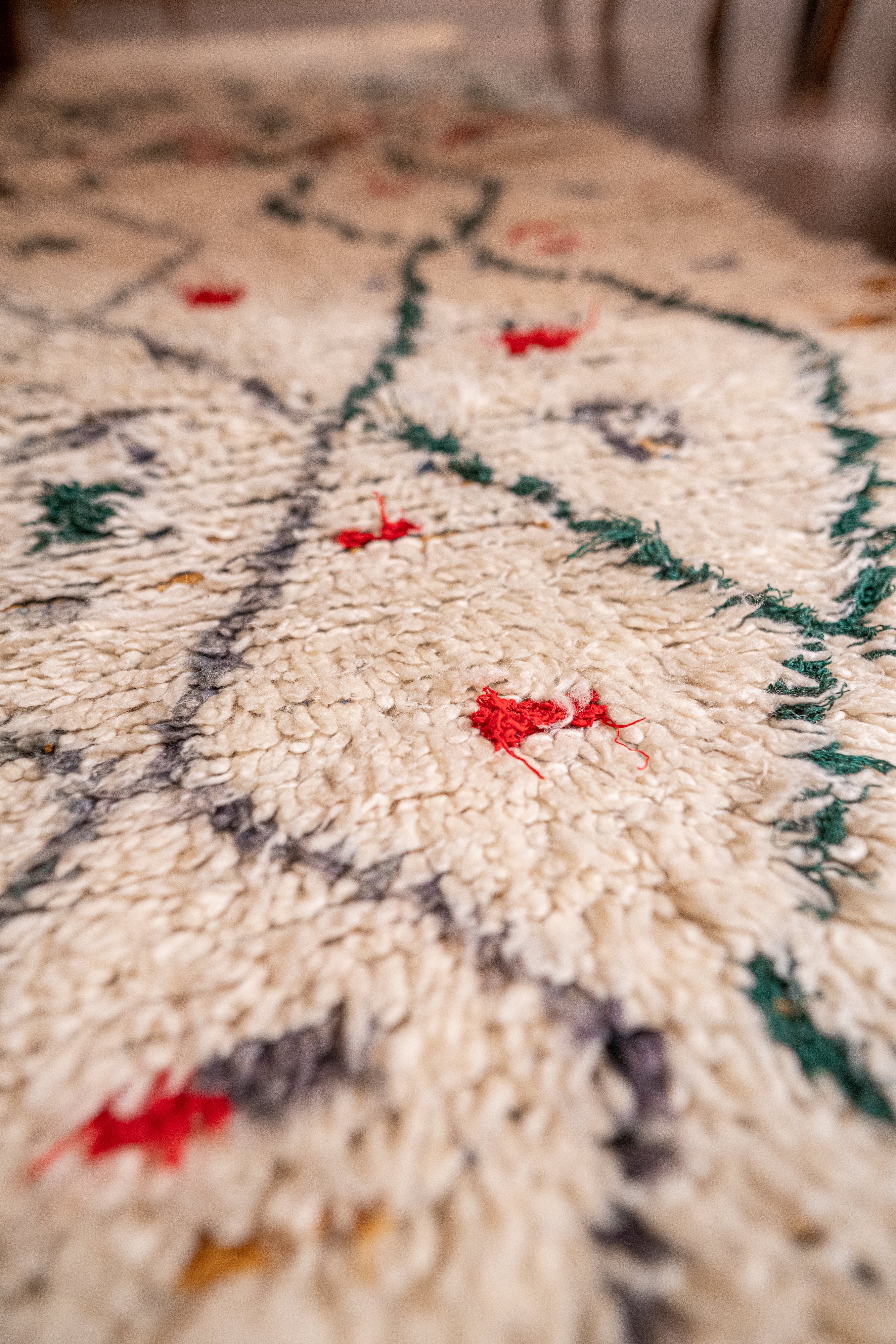 Azilal Vintage Rug "Niitty" 85x260 cm