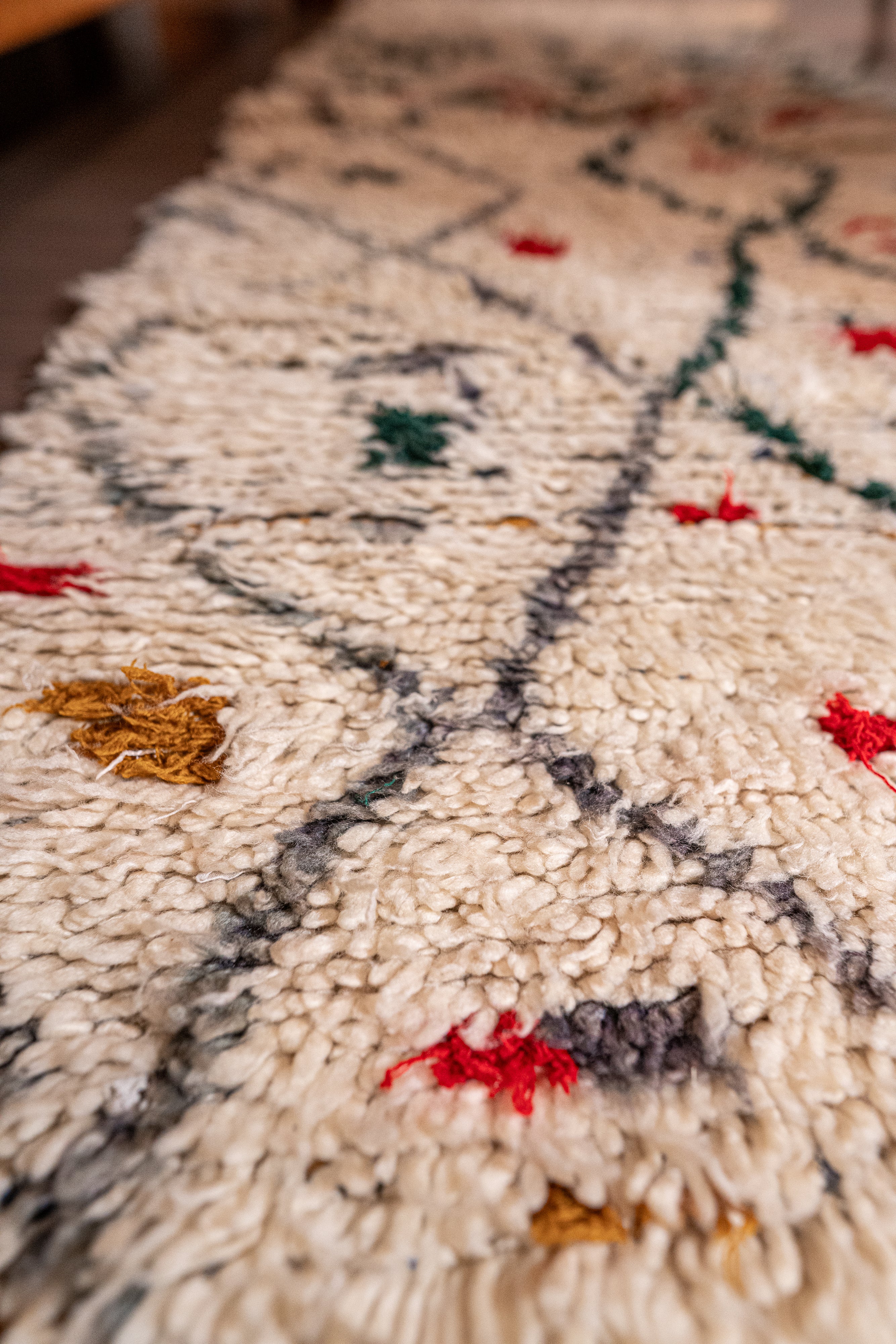 Azilal Vintage Rug "Niitty" 85x260 cm
